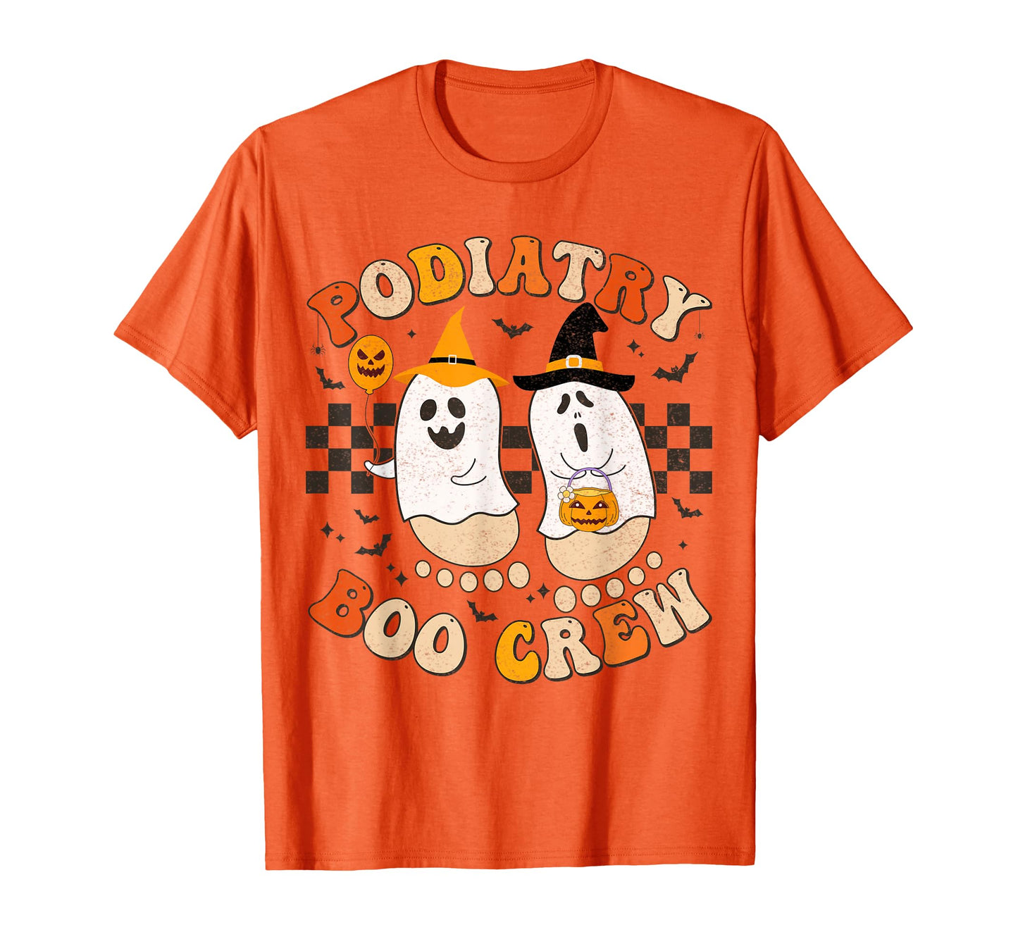 Halloween Foot Doctor Podiatrist Podiatry Boo Crew Ghost T-Shirt