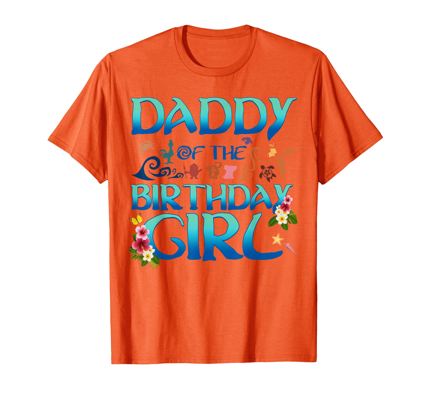 Daddy Of The Birthday Girl Matching Oceania Adventure Family T-Shirt