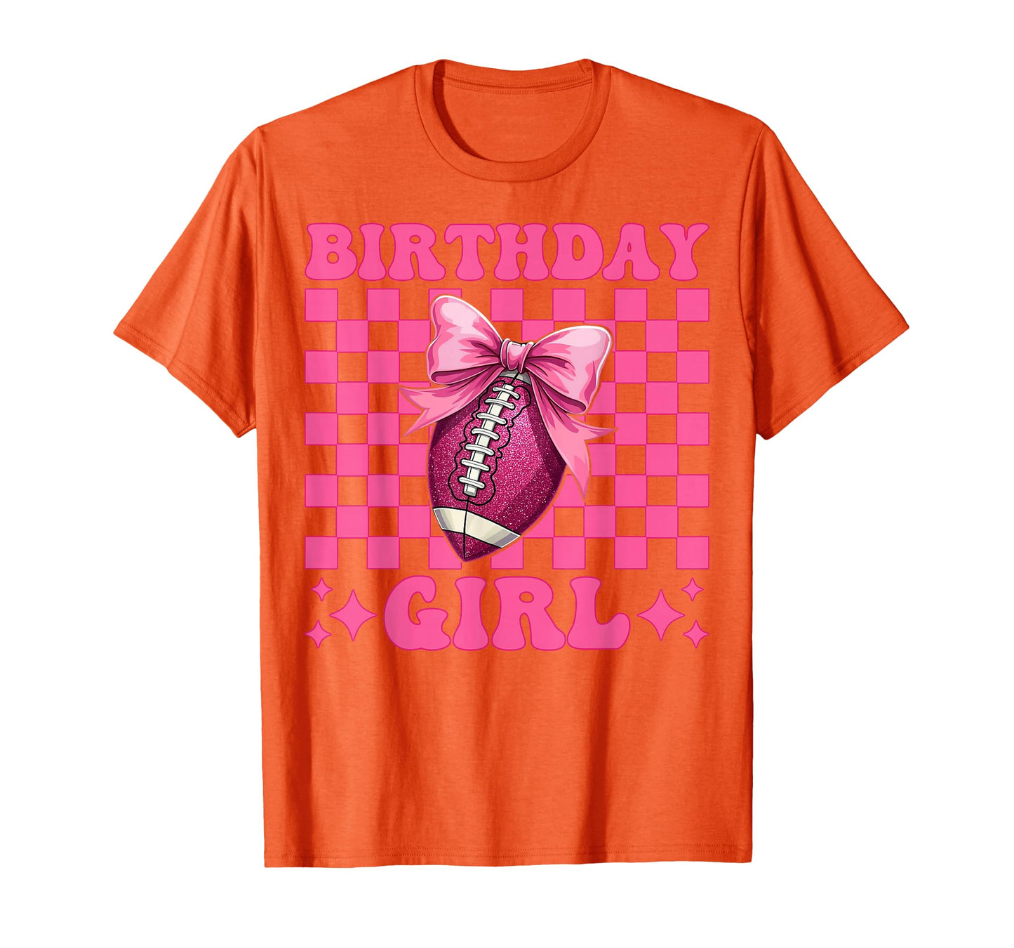Birthday Girl American Football Girl T-Shirt