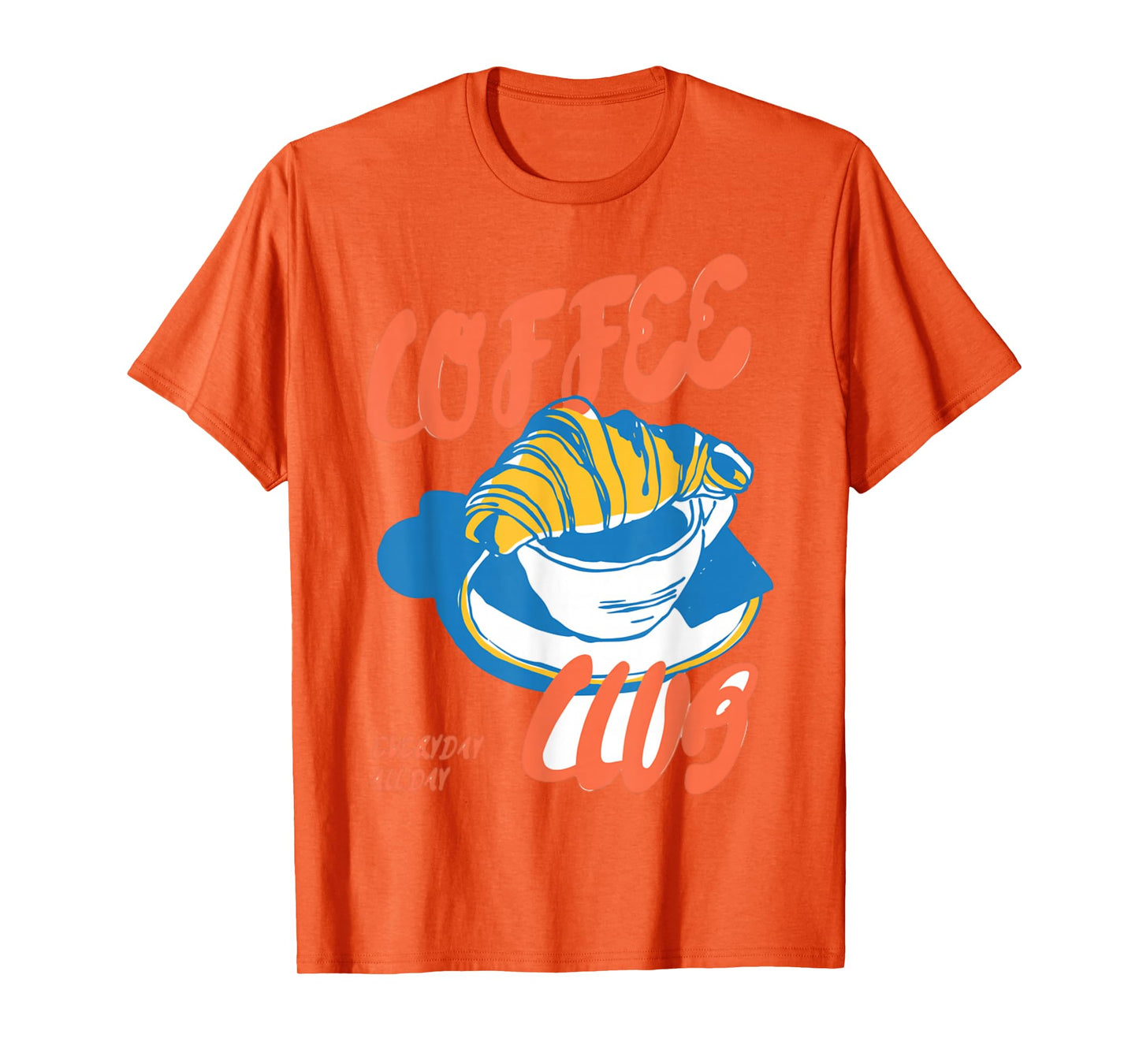 Trendy Coffee Lovers Breakfast Pastry Croissant Club T-Shirt