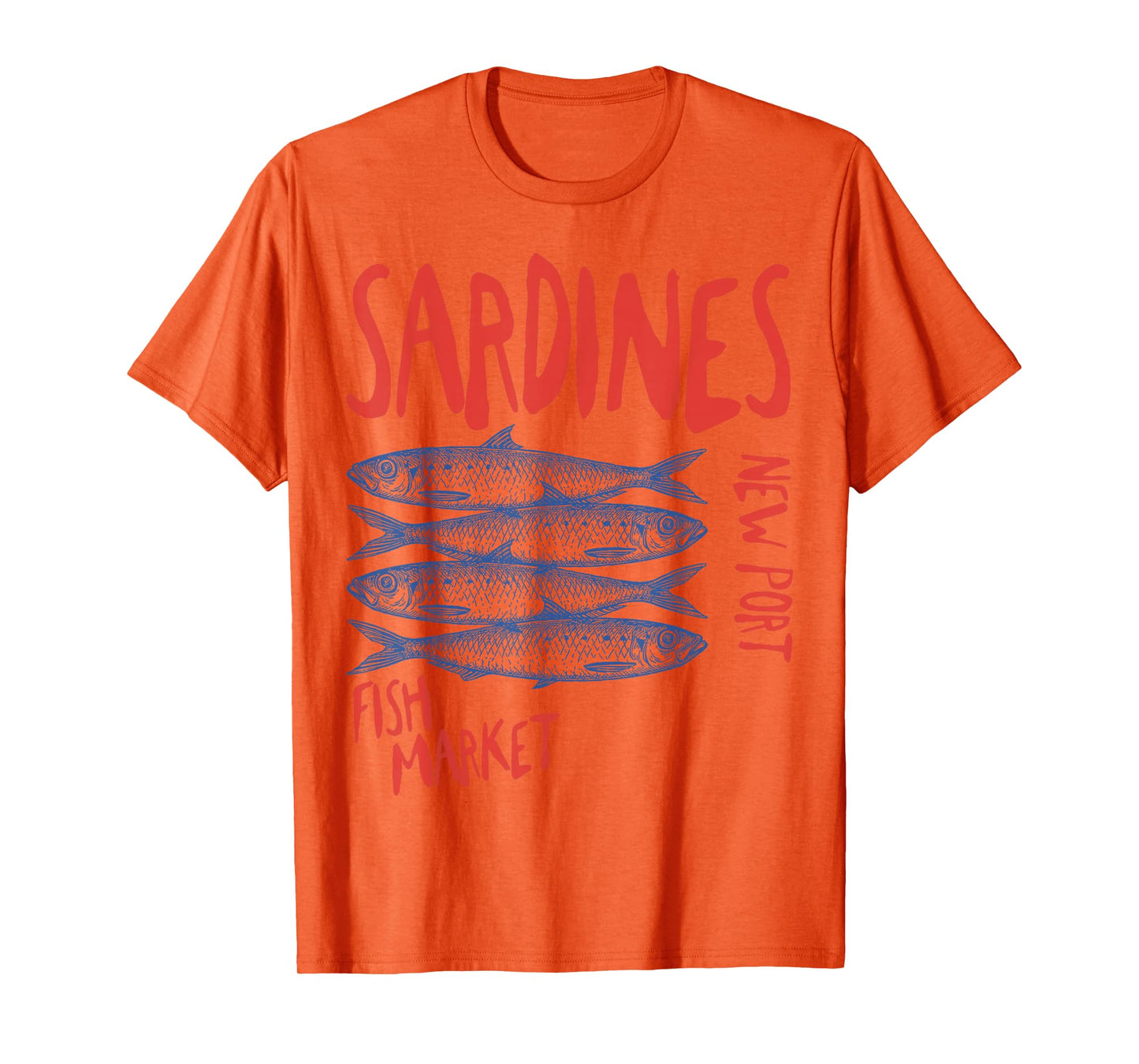 Sardines Tinned Fish New Port Fish Market men woman T-Shirt