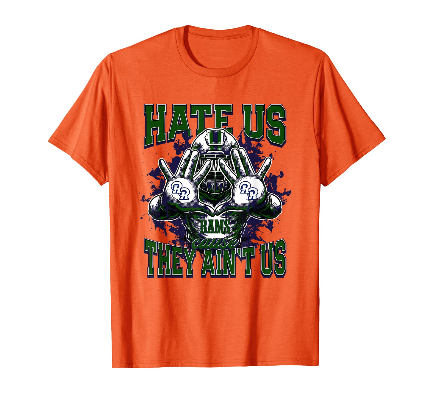 Rio Rancho Rams Logo Hate Us Cause They Ain't HS T-Shirt