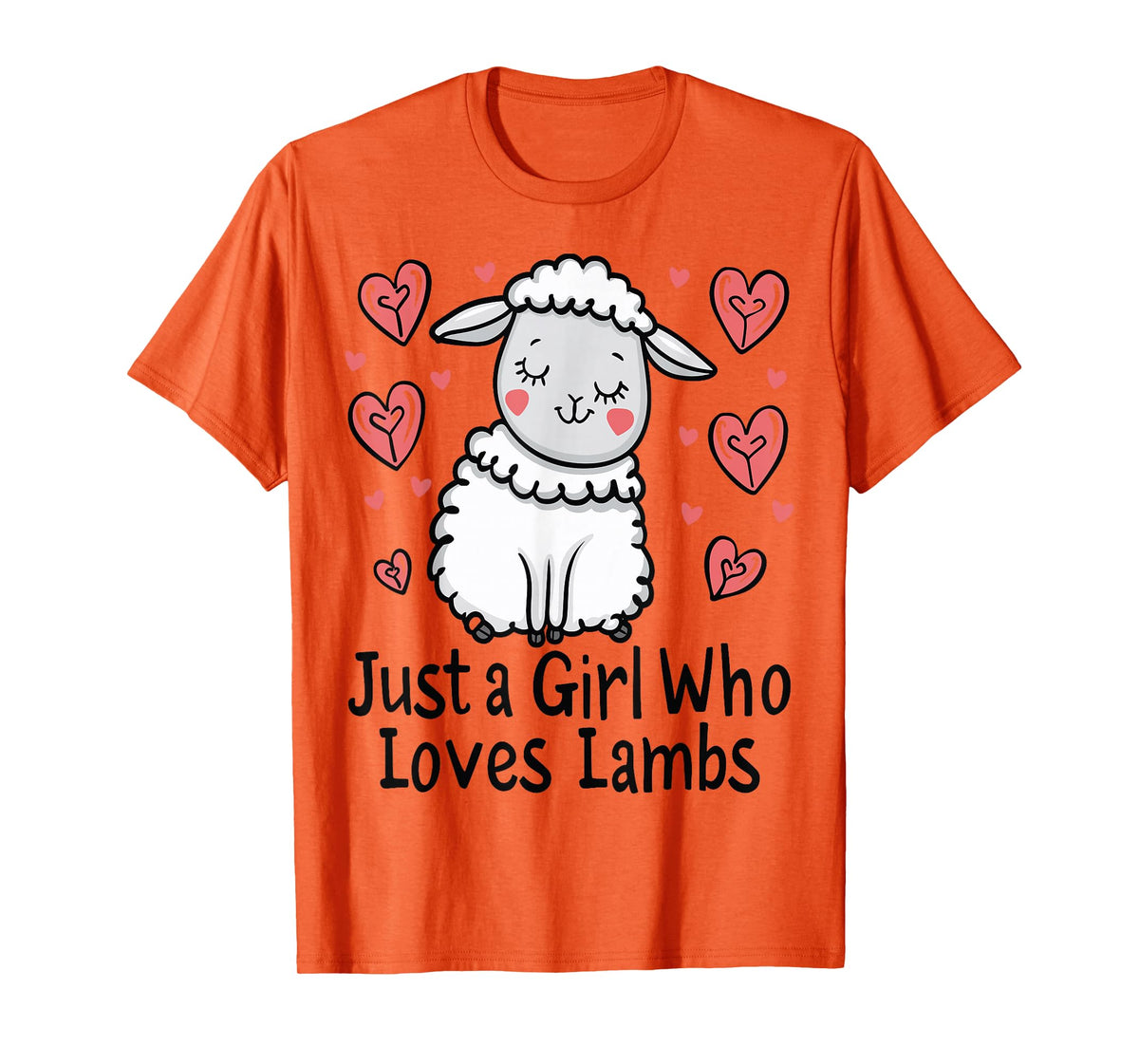 Funny Lamb Lovers Gift Just A Girl Who Loves Lambs T-Shirt