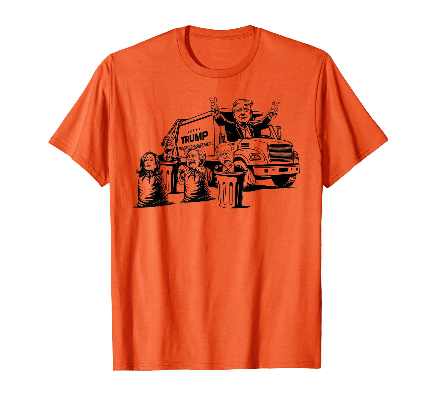 Vintage Trump Garbage Truck Waste Management 47th President T-Shirt