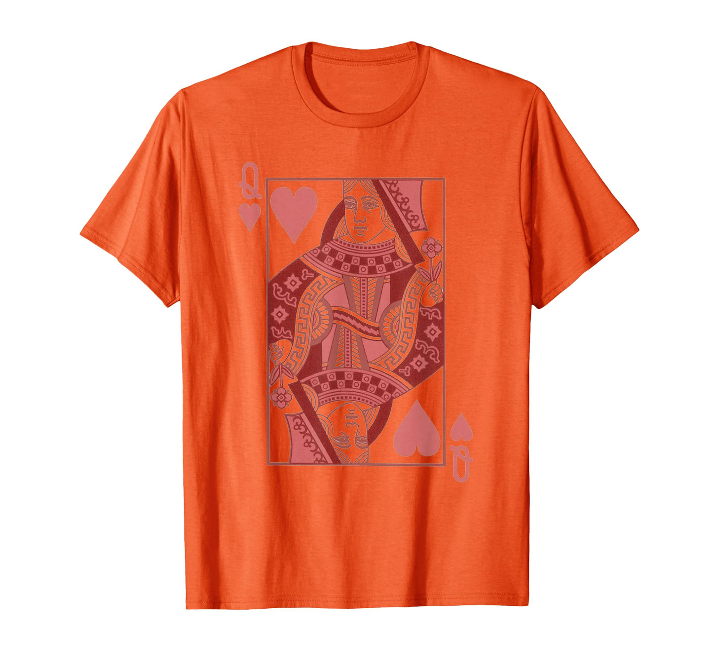 Queen Of Hearts Valentines Day Cool V-Day Couple Matching T-Shirt