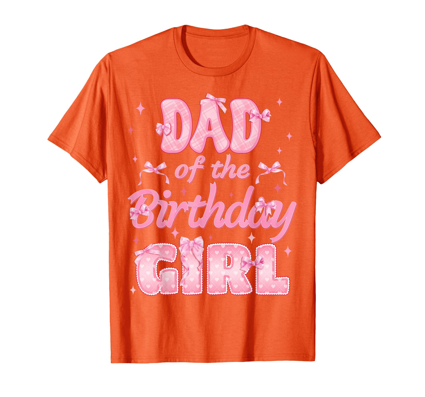 Dad And Mom Of The Birthday Girl Coquette Family Matching T-Shirt