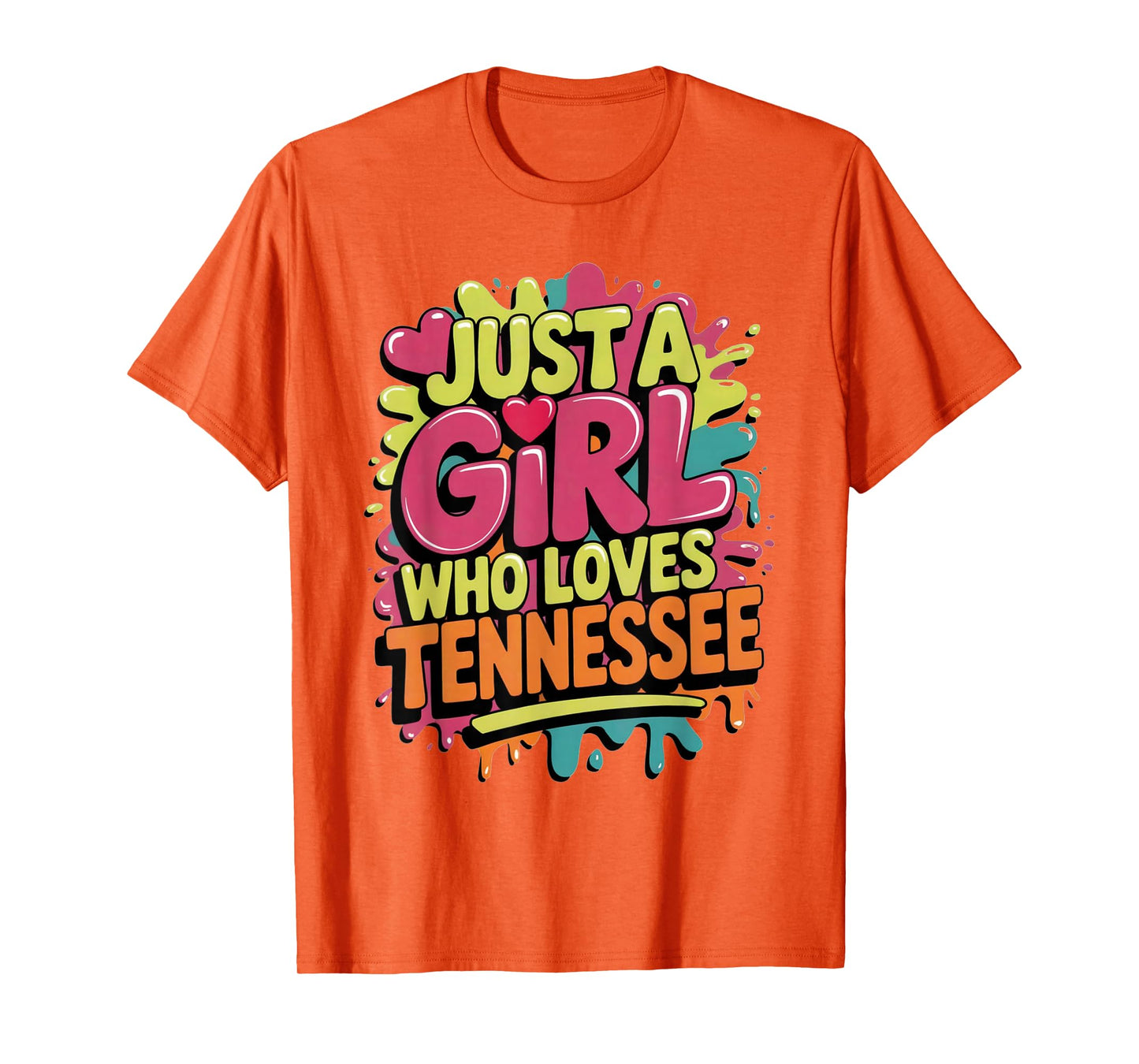 Just A Girl Who Loves Tennessee, Women's Cute T-Shirt