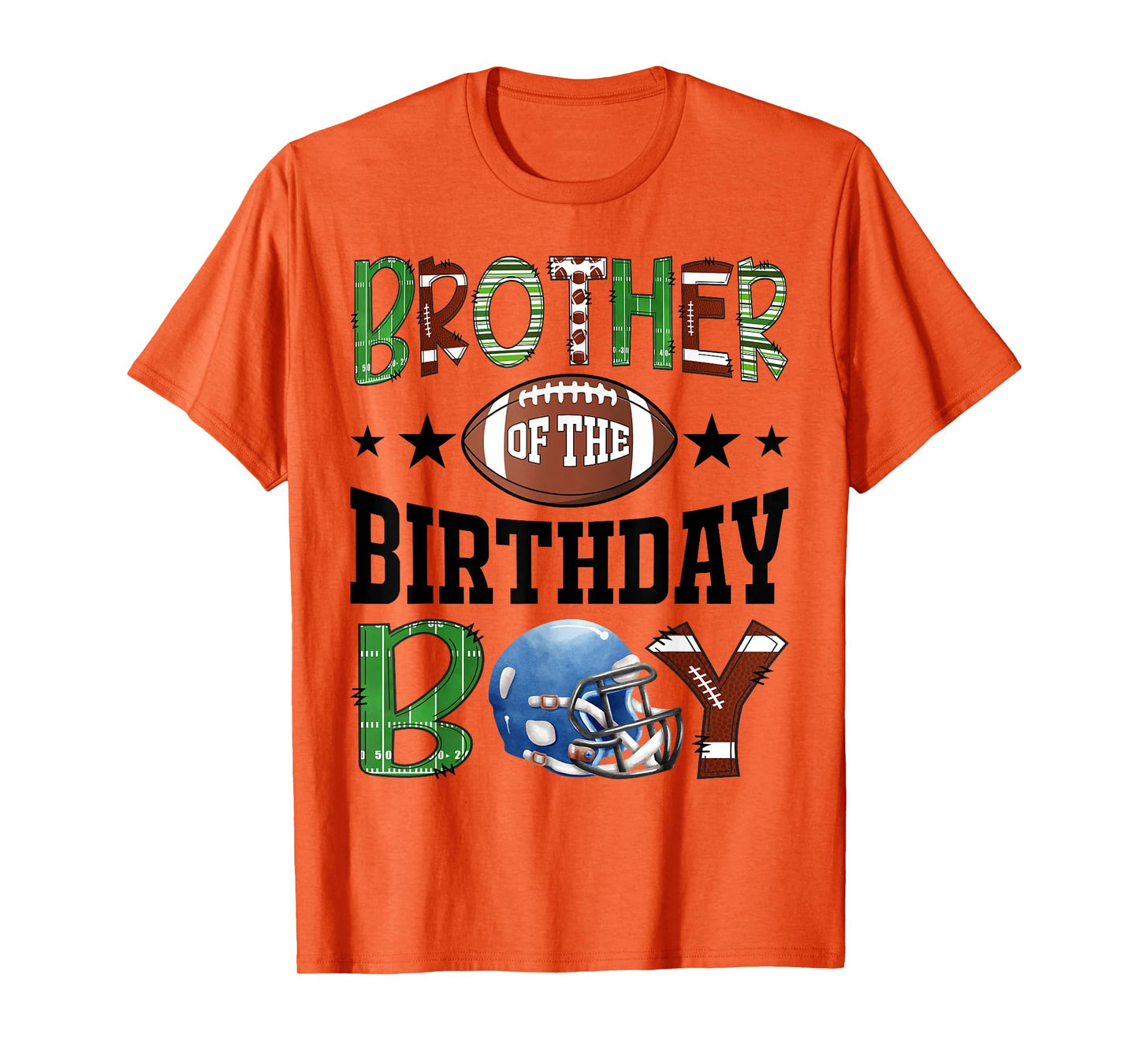 Brother Of The Birthday Boy Football Lover Game Day T-Shirt