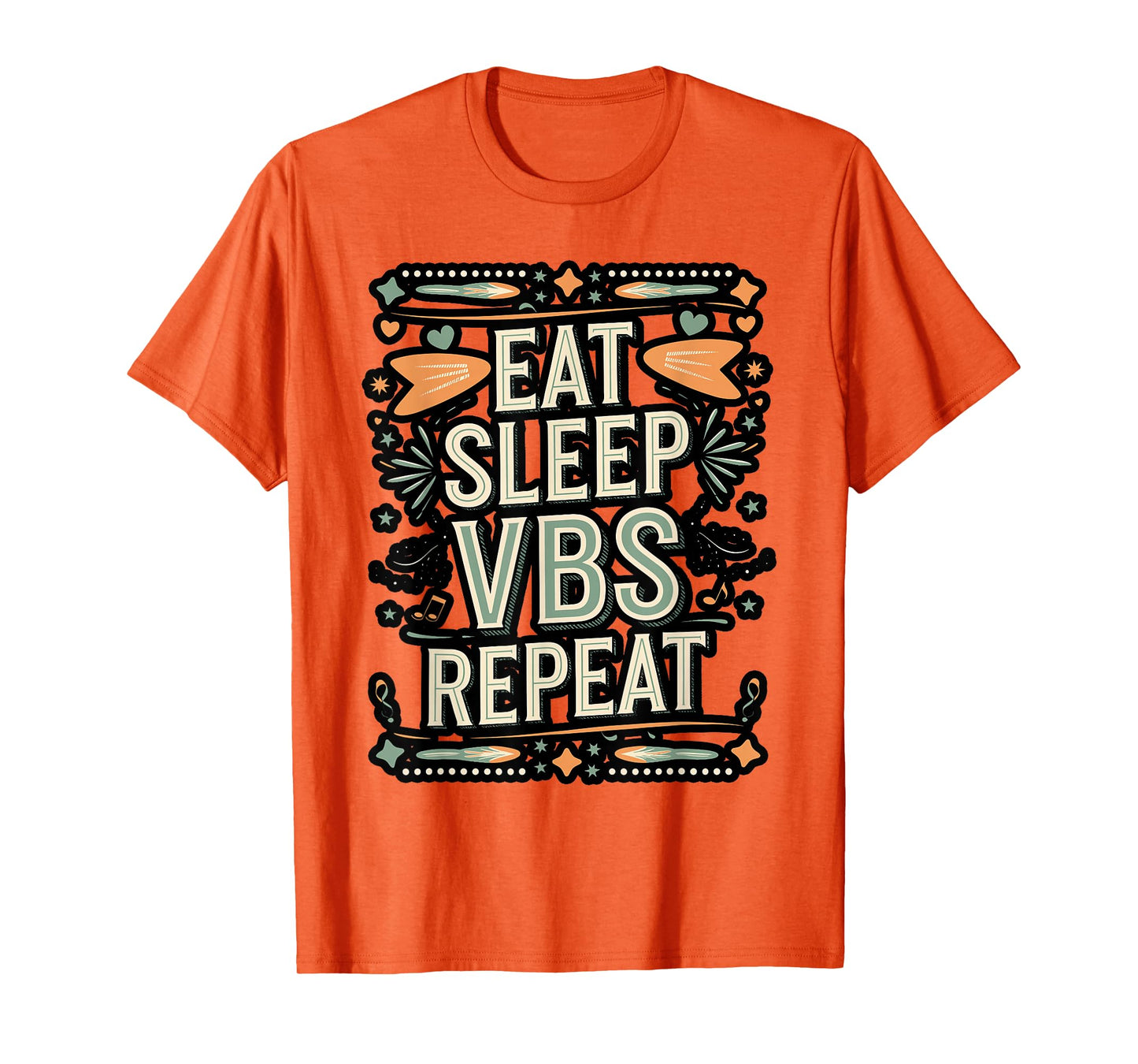 Eat Sleep VBS Repeat Bold Design T-Shirt