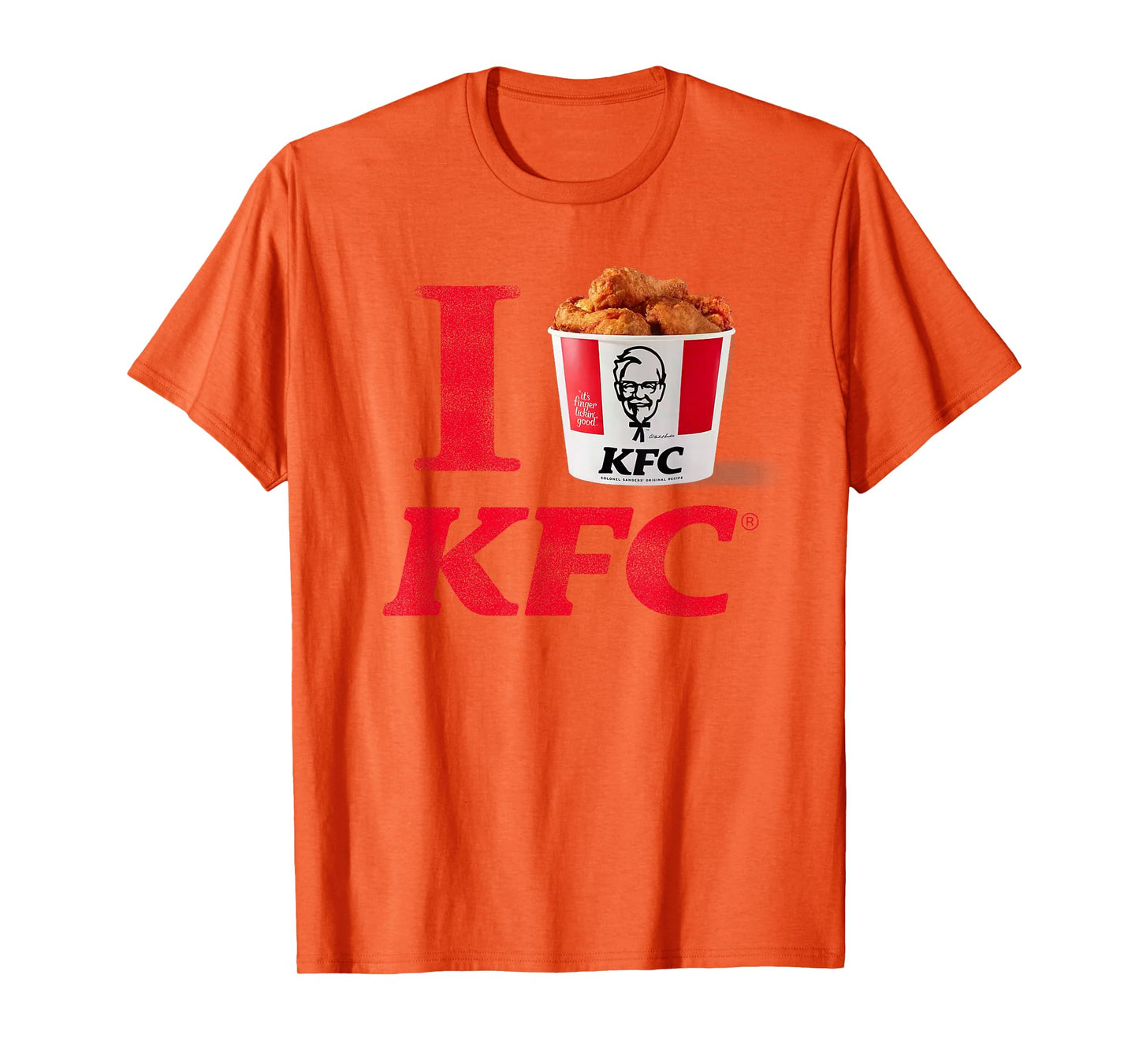 KFC I Heart KFC Bucket of Fried Chicken Retro Food T-Shirt