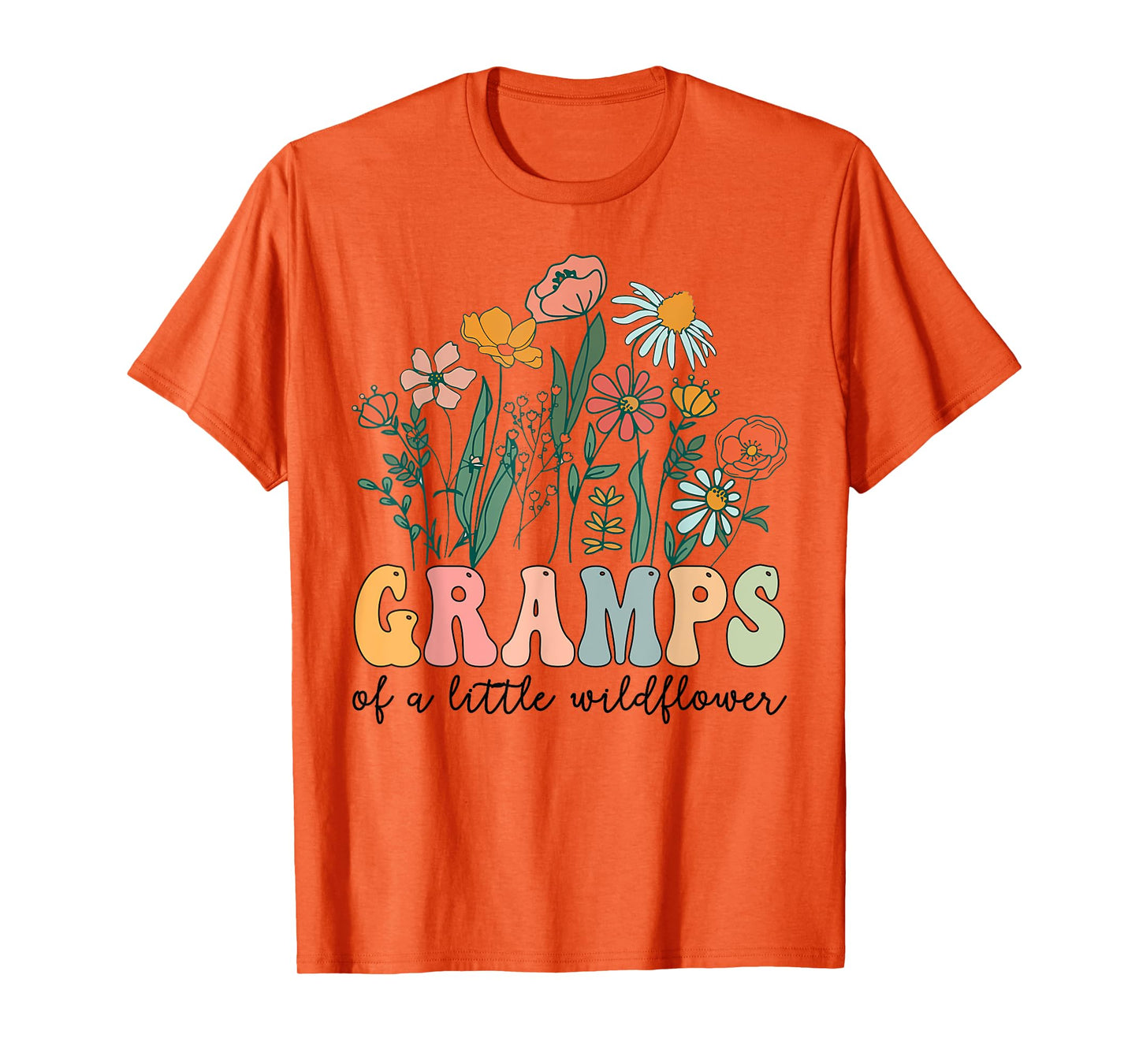 Gramps Of The Little Wildflower Birthday Party Baby Shower T-Shirt