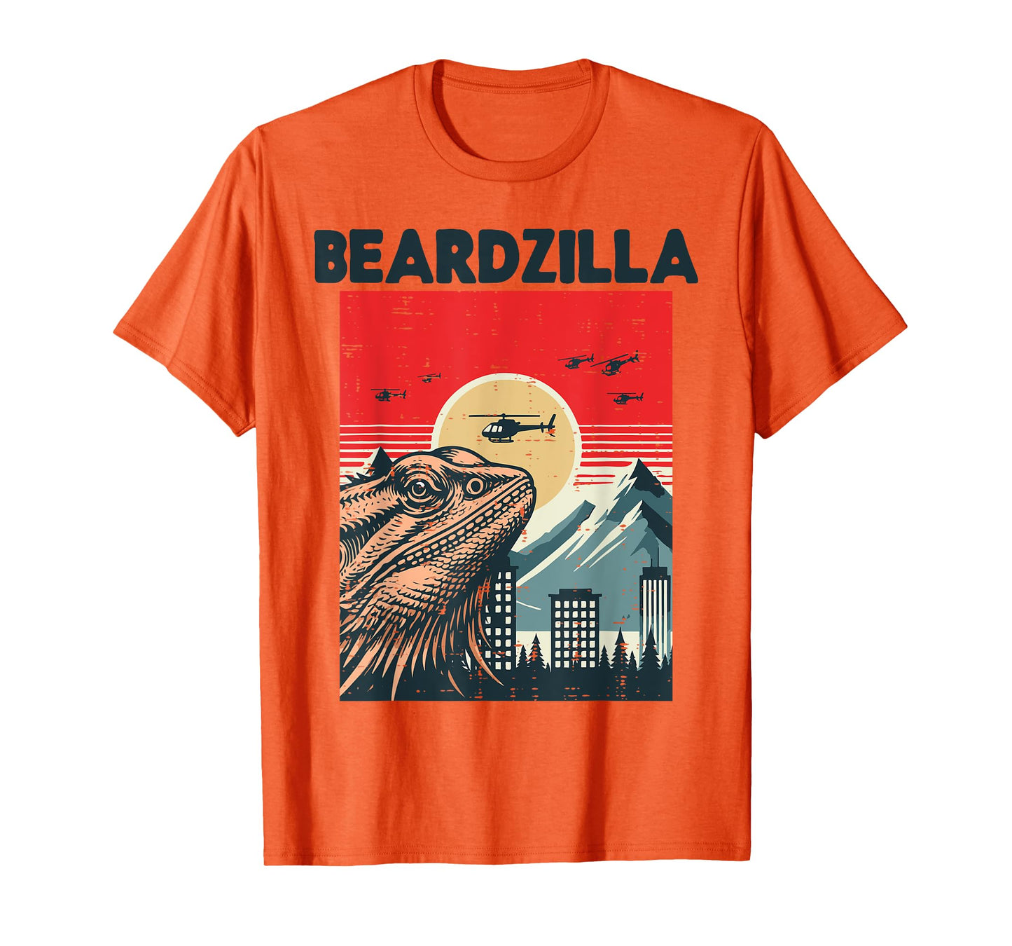 Bearded Dragon Monster Beardzilla Beardie Men Women Kids T-Shirt
