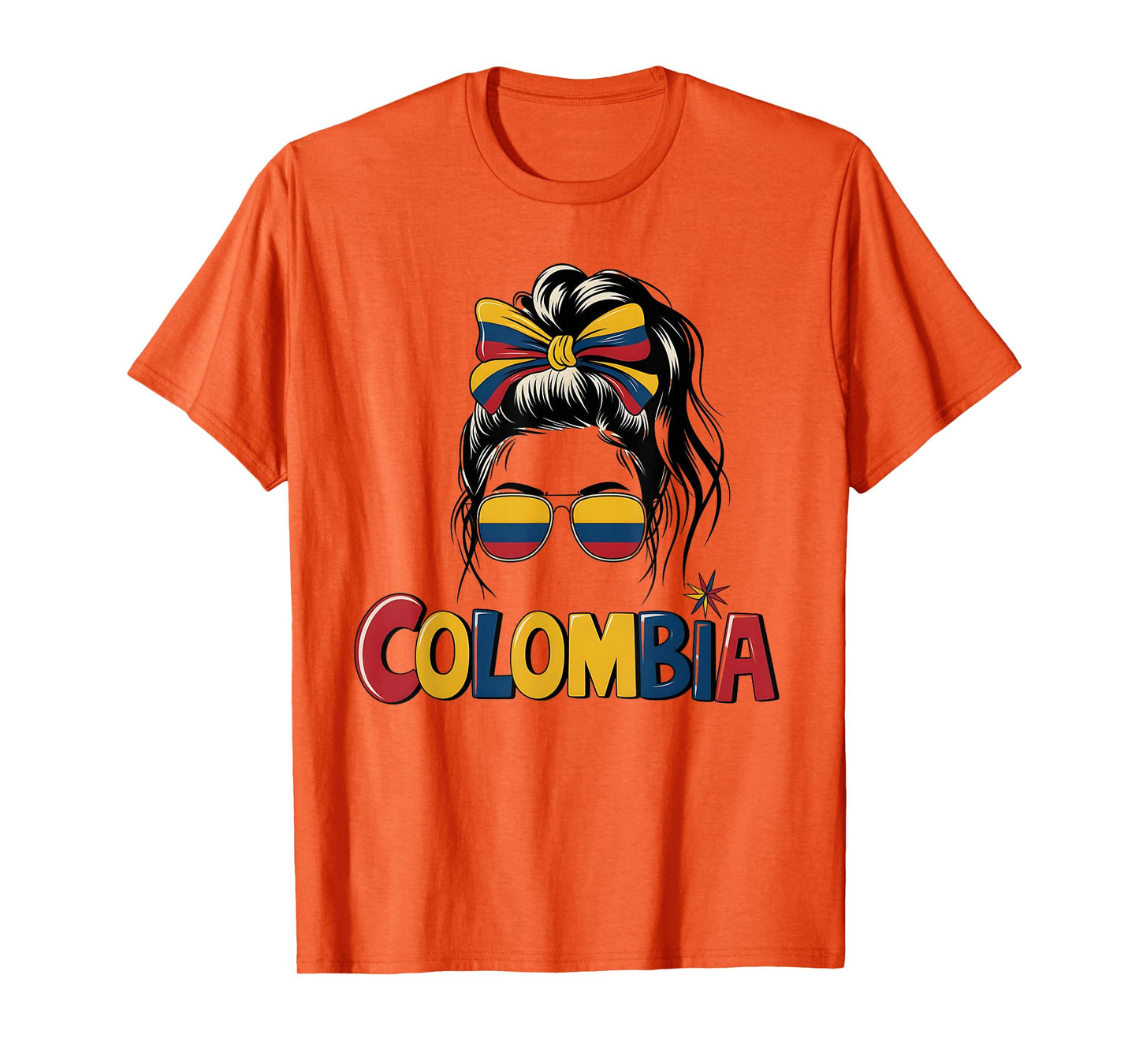 Colombian Girl Flag Kids Hispanic Heritage Month Colombia T-Shirt