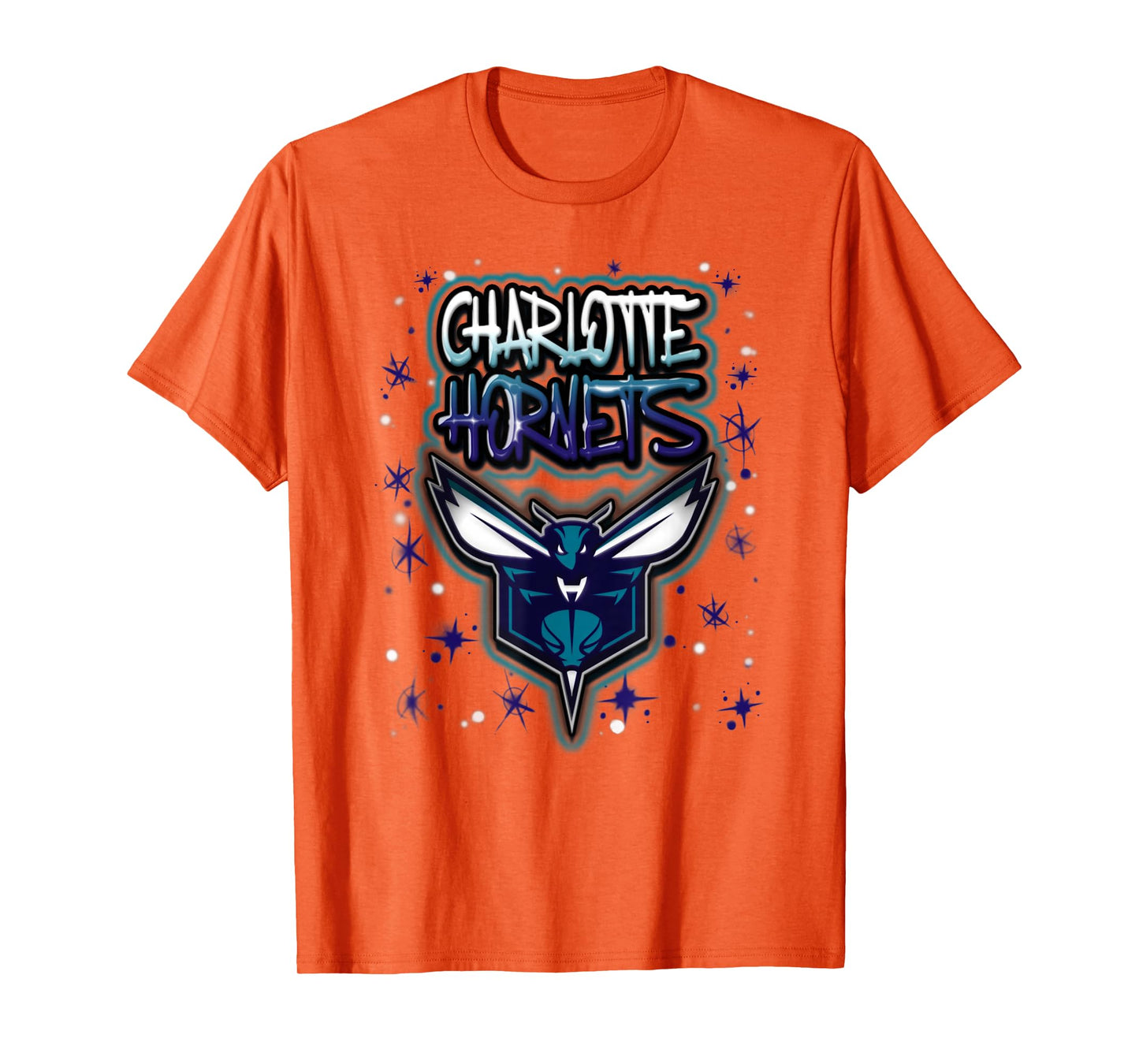 NBA Charlotte Hornets Airbrush Logo T-Shirt