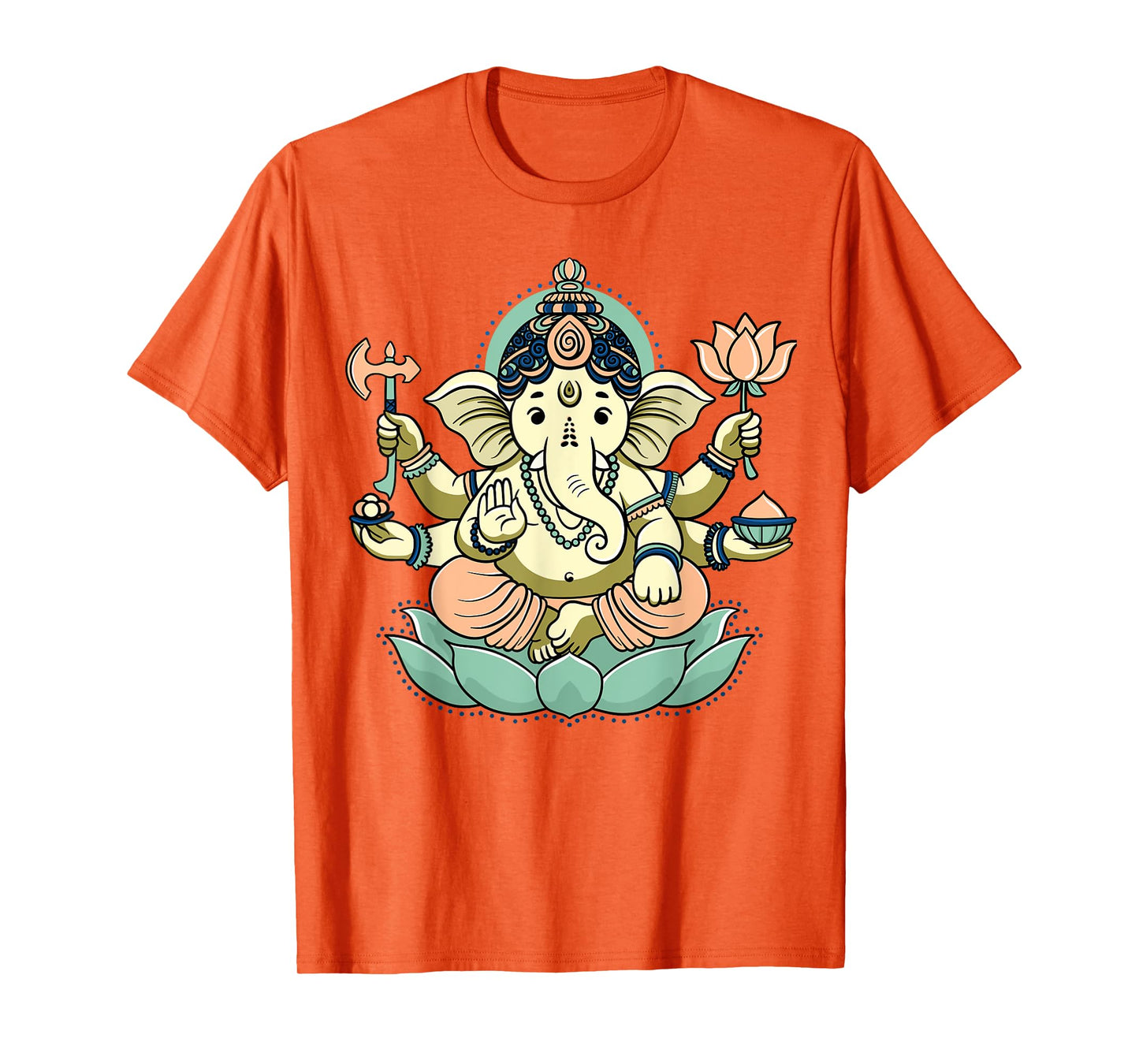 Ganesha Lotus Meditation – Spiritual Hindu Deity Design T-Shirt