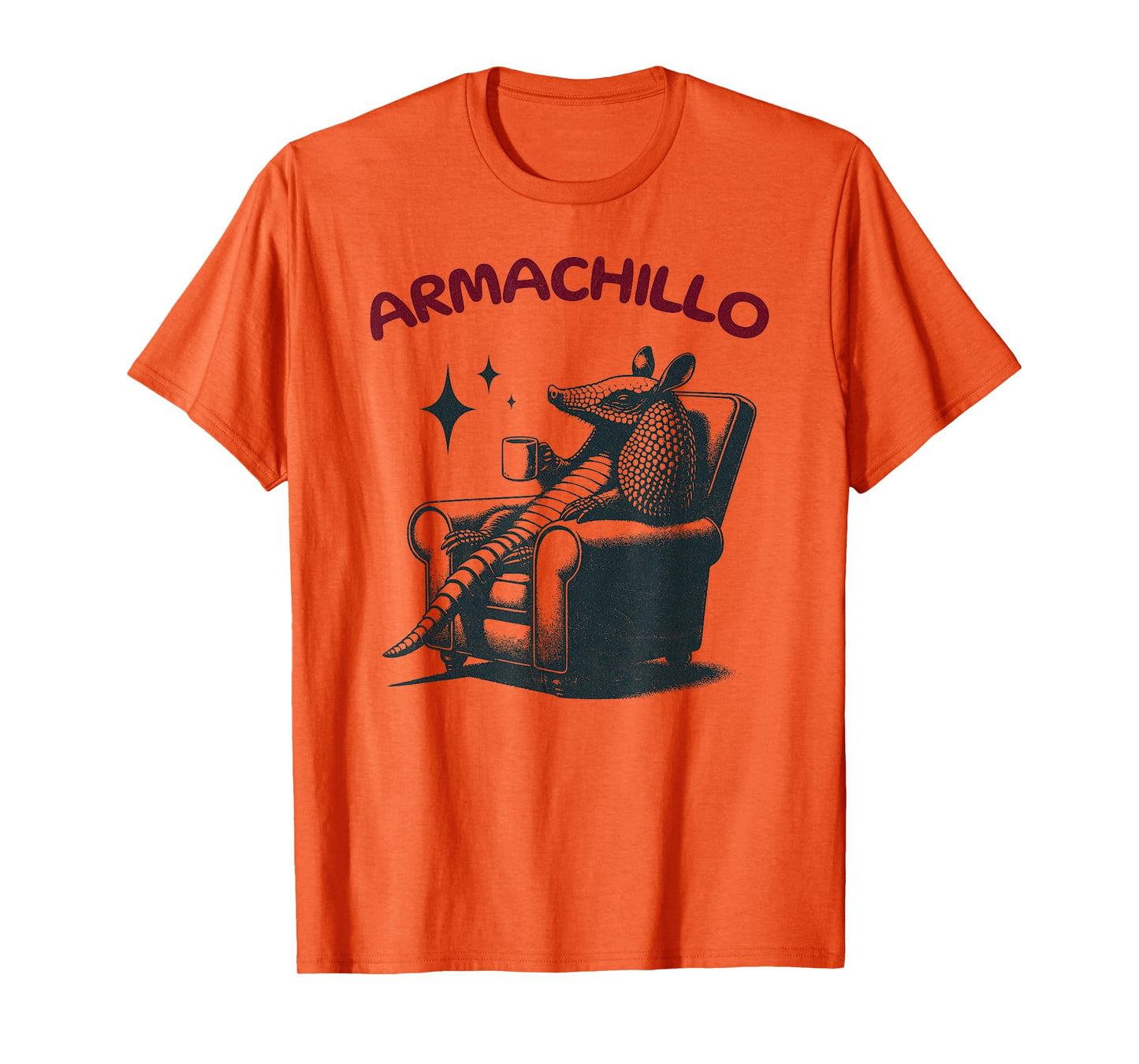 Armachillo - Funny Chilling Armchair Armadillo T-Shirt