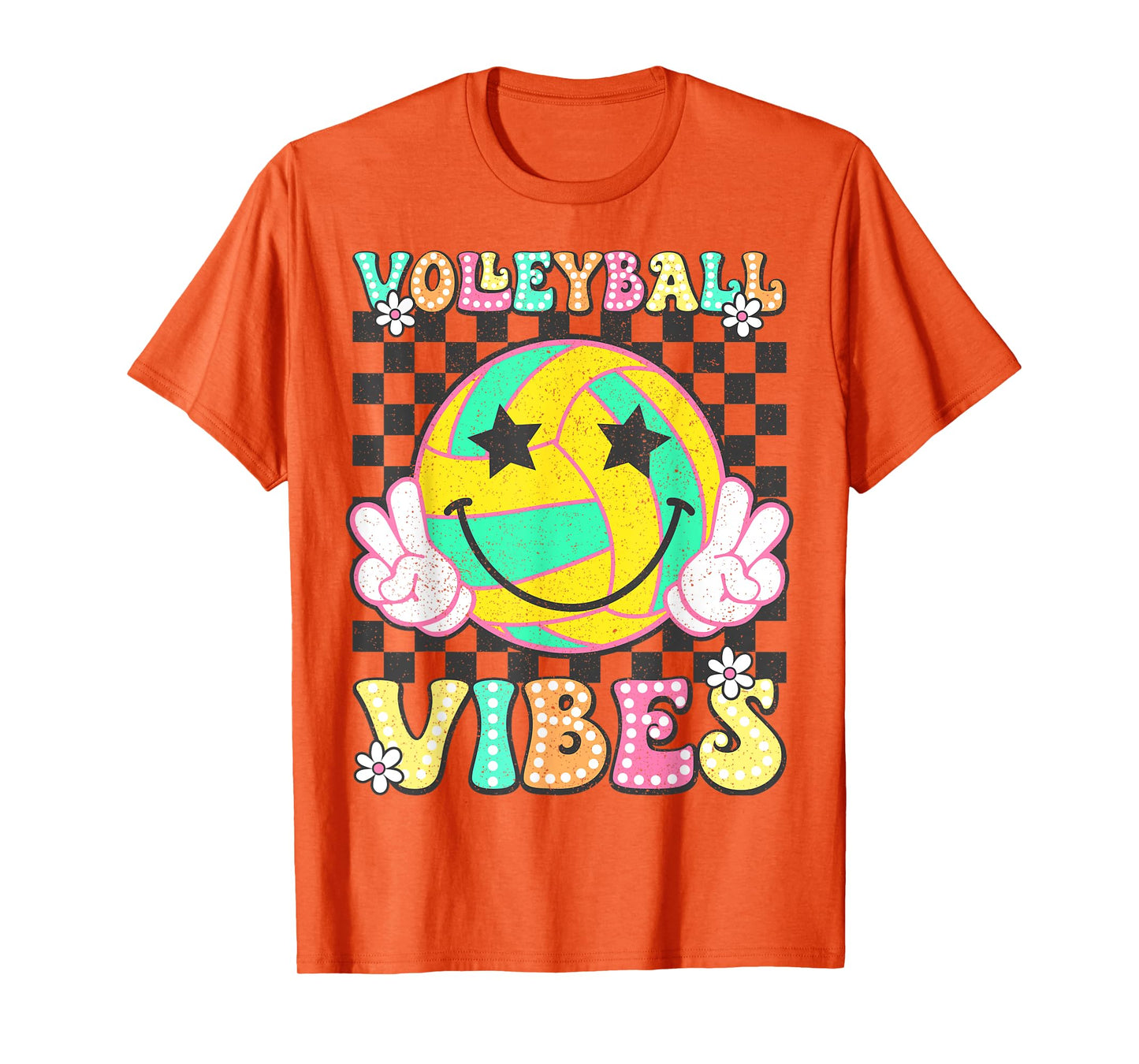 Volleyball Vibes Volleyball Retro Game Day Girls Women T-Shirt