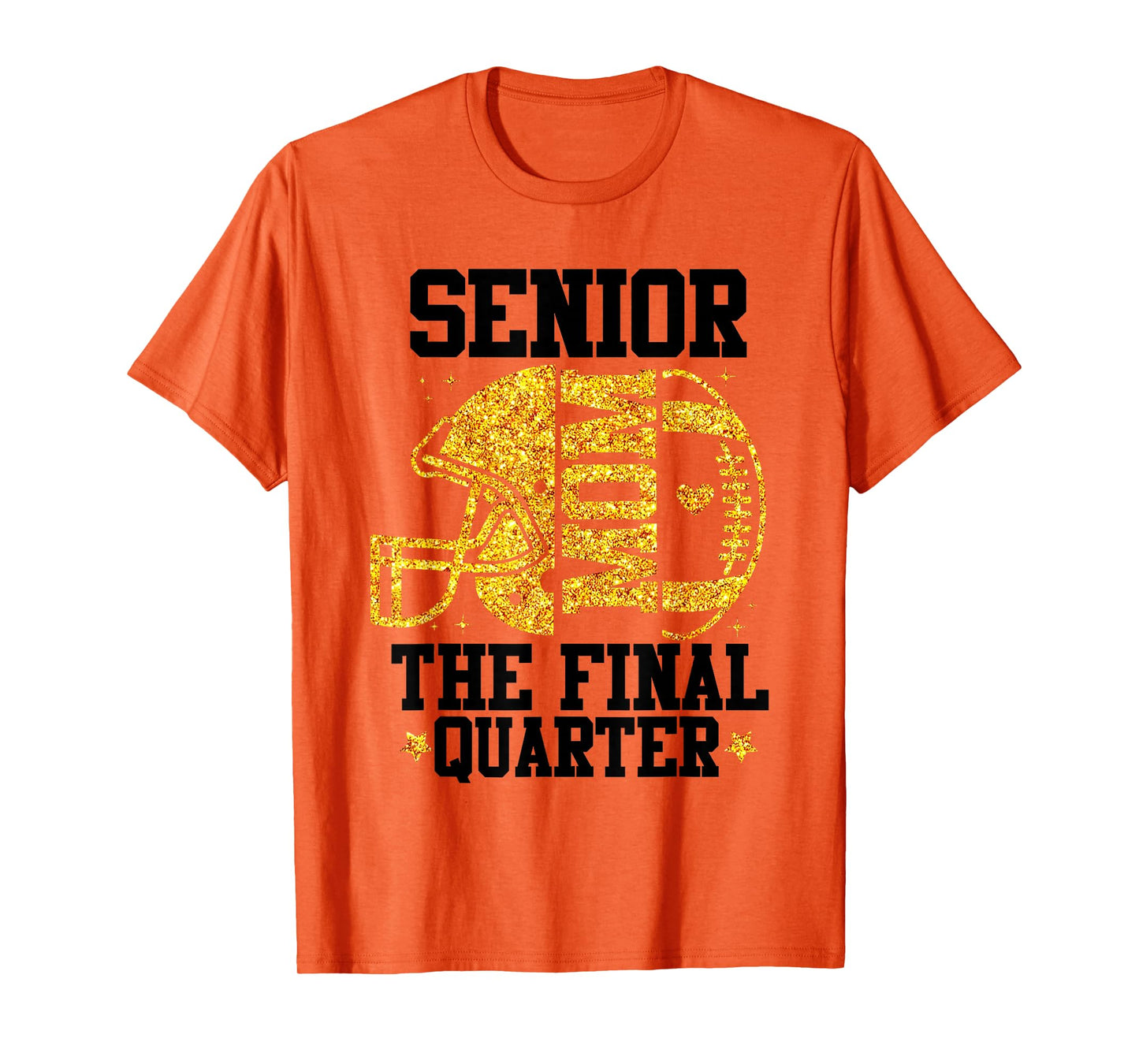 Football Senior Mom 2026 The Final Quarter Football Fan T-Shirt