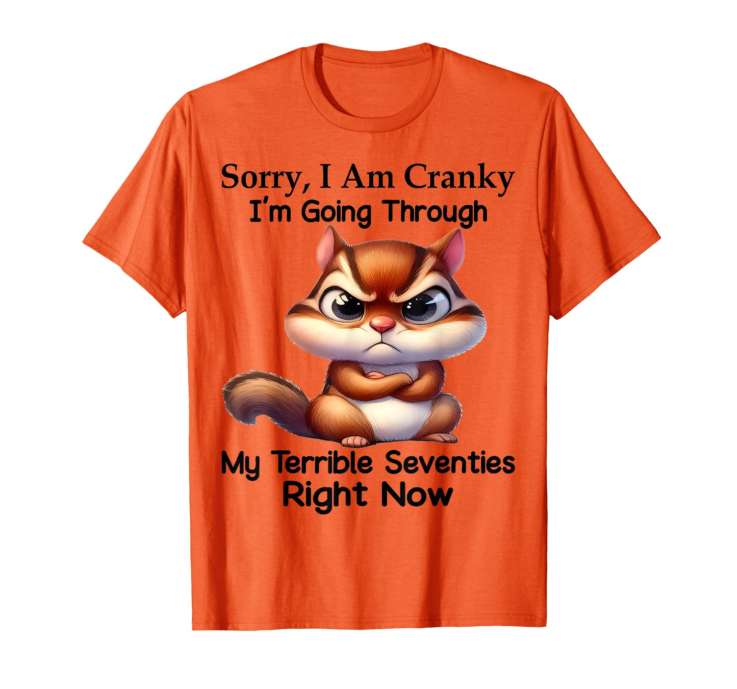 Cute Squirrel Sorry I Am Cranky I'm Going Through T-Shirt