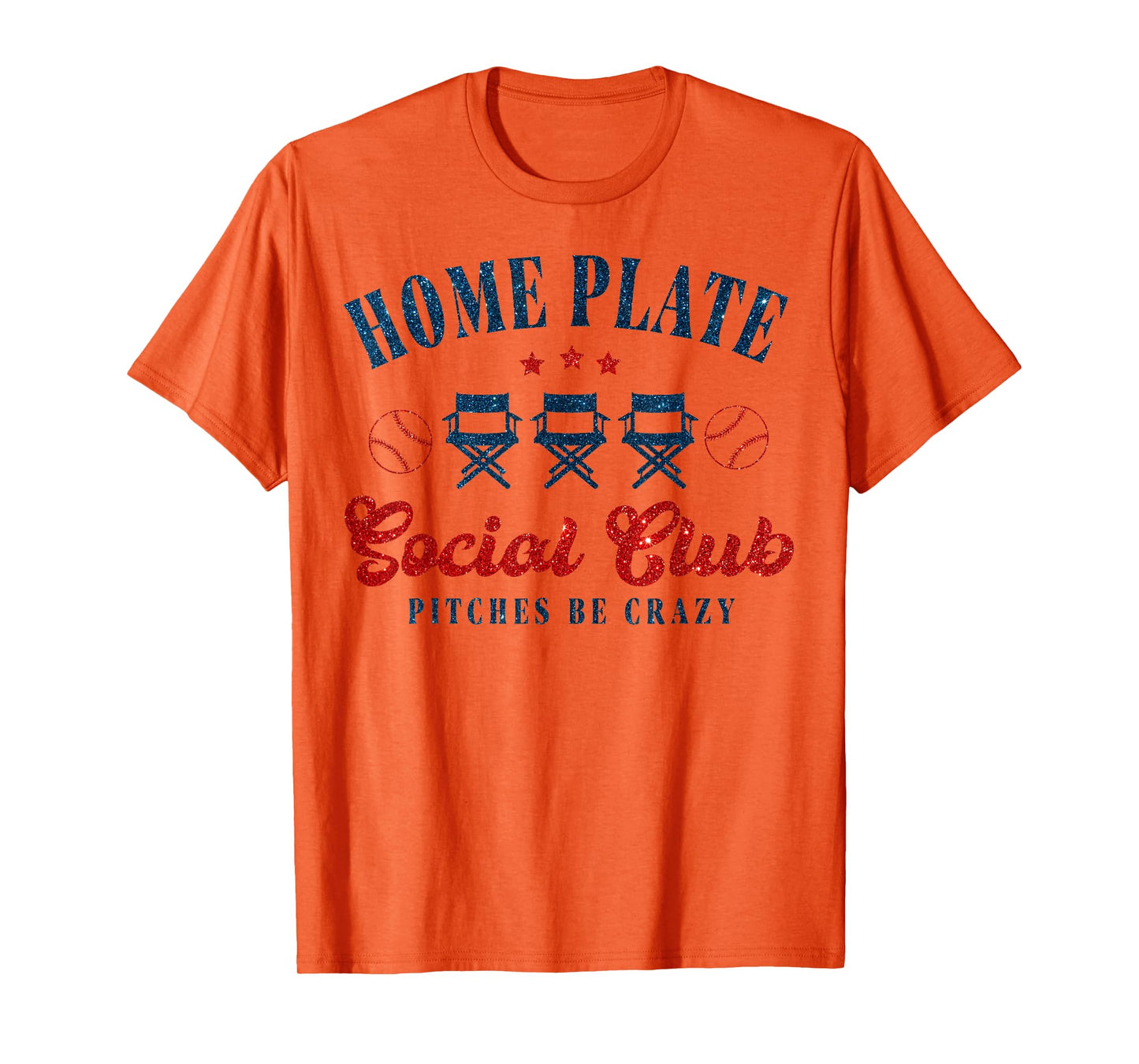 Home Plate Social Club Pitches Be Crazy T-Shirt