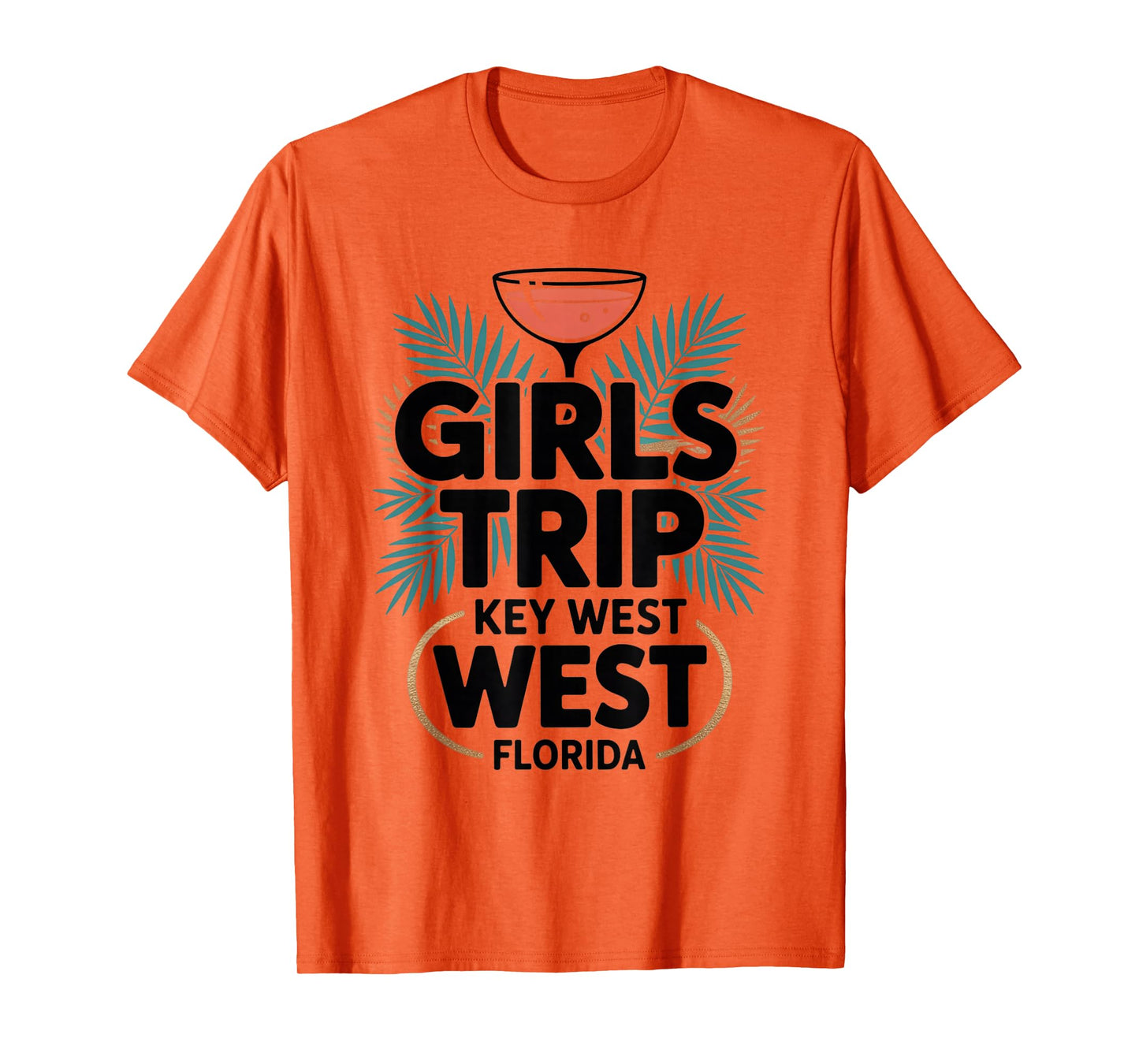 Girl's Trip Key West Women Girls Besties Florida Vacay T-Shirt