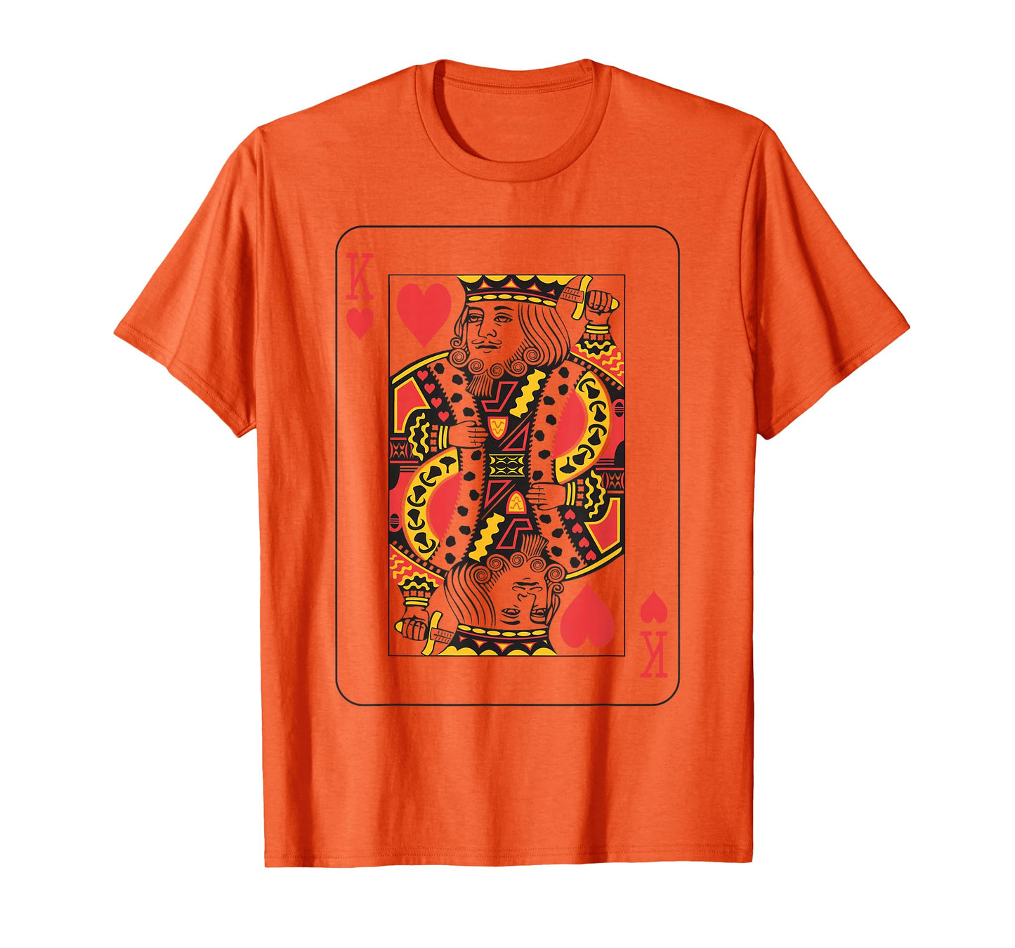 King of Hearts | Deck of Cards Front and Back Group Costume T-Shirt