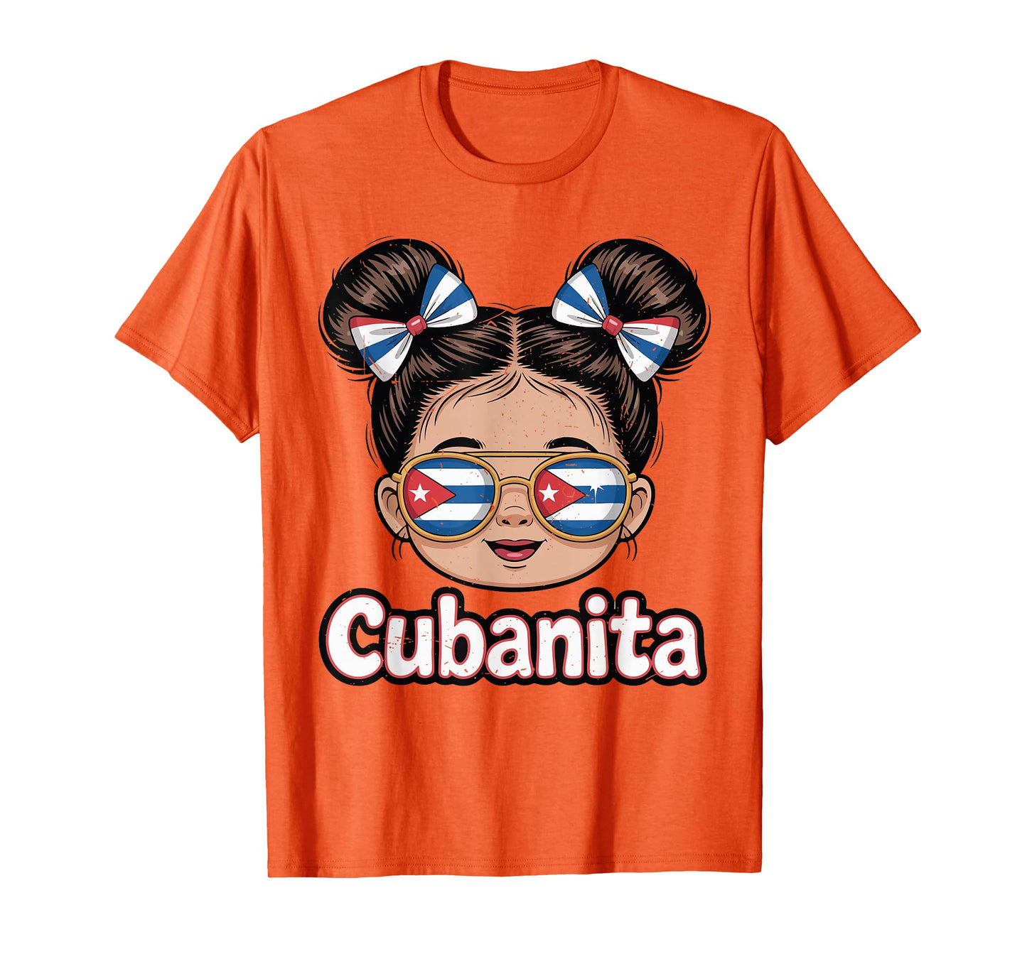 Toddler Girl Cuban Cubanita Hispanic Heritage Month Cuba T-Shirt
