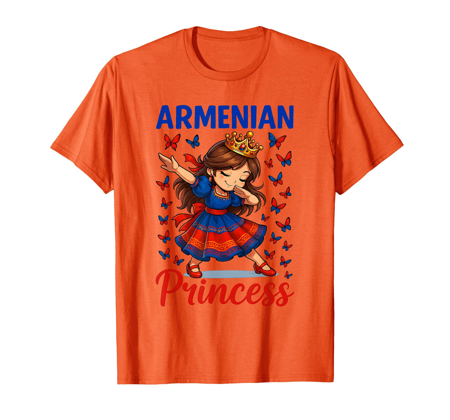 Armenian Princess Dabbing Girl Cultural Dress Souvenir Kids T-Shirt