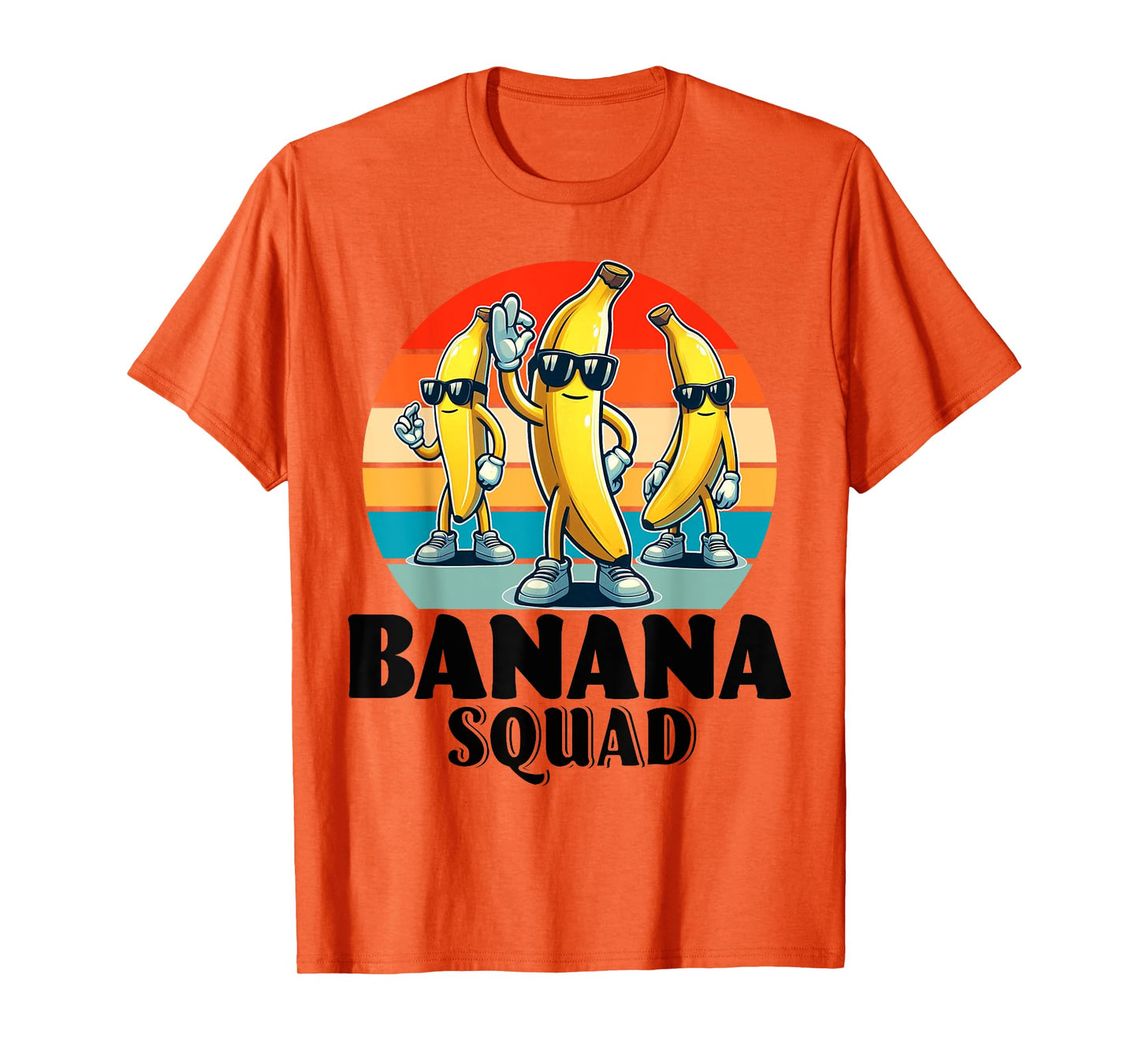Bananas Shirt Men Women Cute Banana Gifts Funny Banana Squad T-Shirt