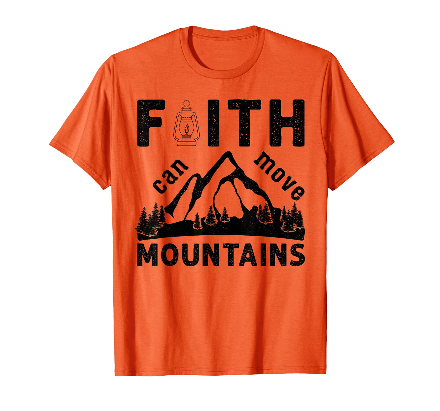 Faith Can Move Mountains Bible Verse T-Shirt