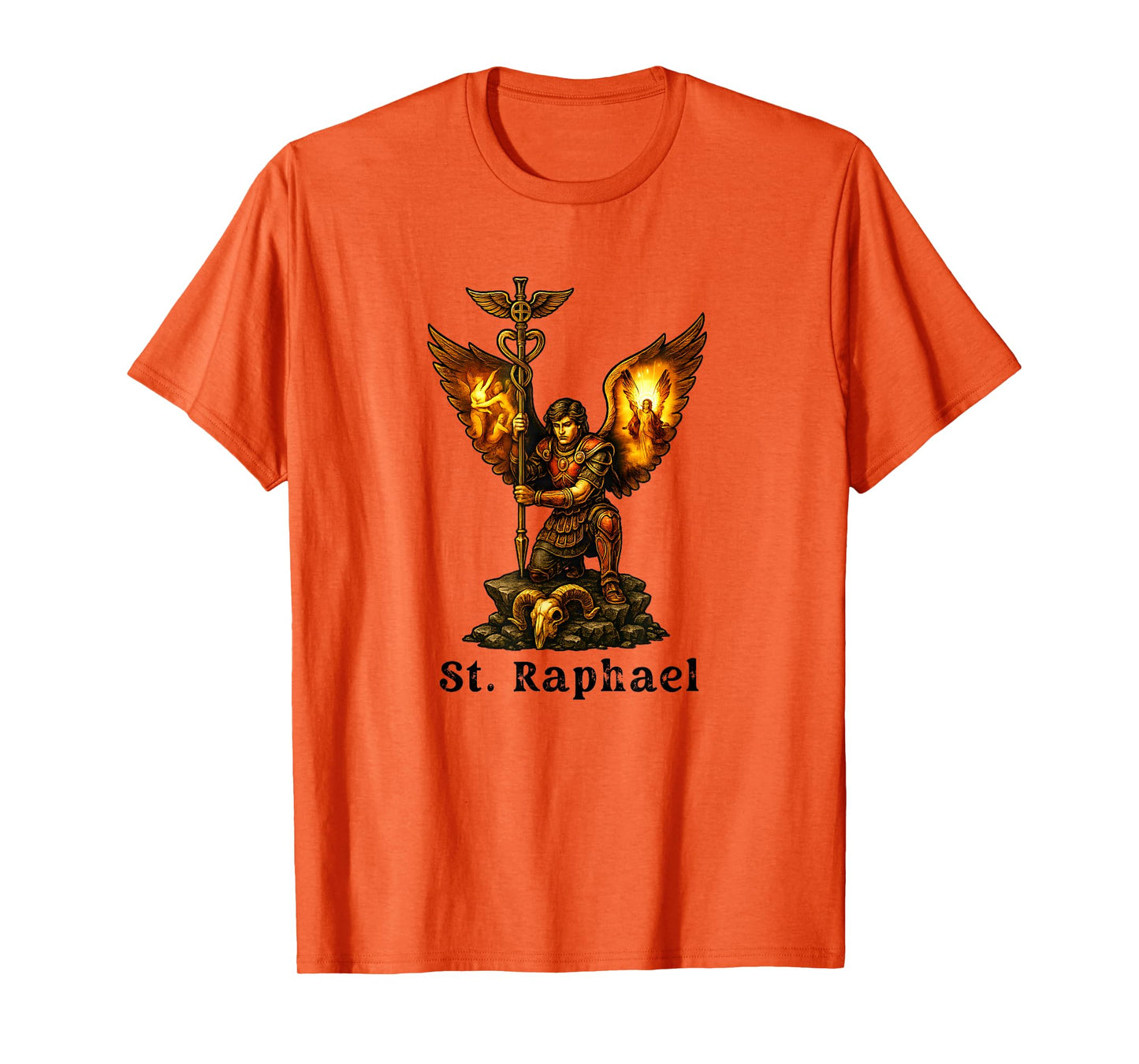 Saint Archangel Raphael Christian Art Faith T-Shirt