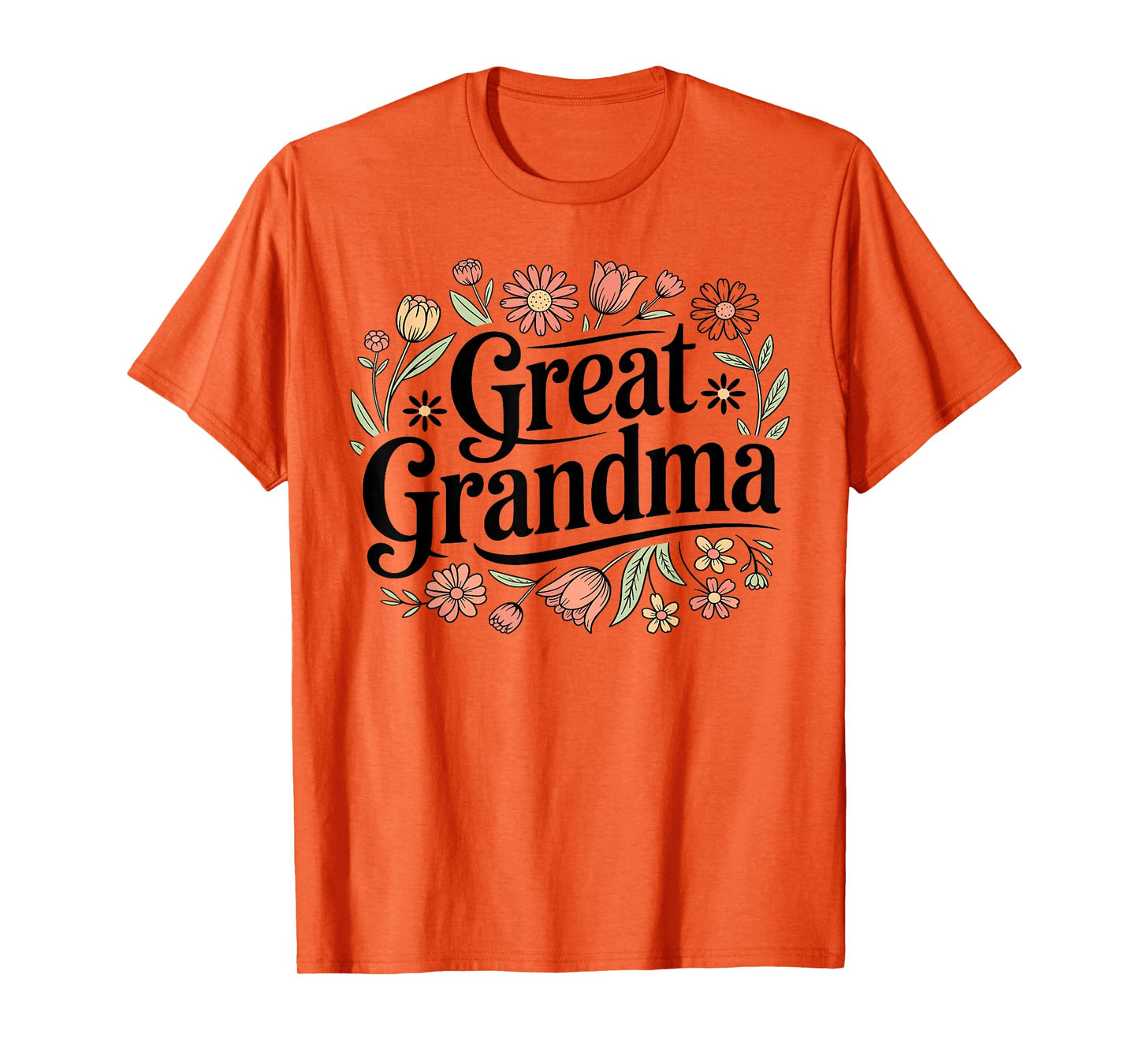 Wildflowers Great Grandma Floral Mother's Day Great Grandma T-Shirt