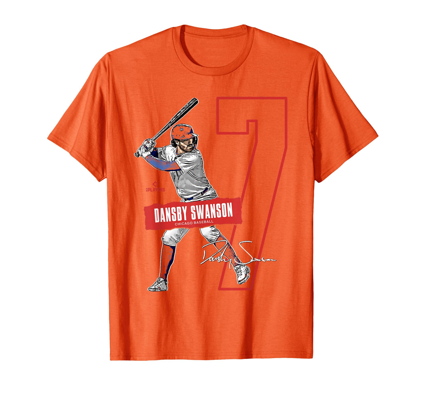 Dansby Swanson | Chicago Baseball Players | MLBDAN301N T-Shirt