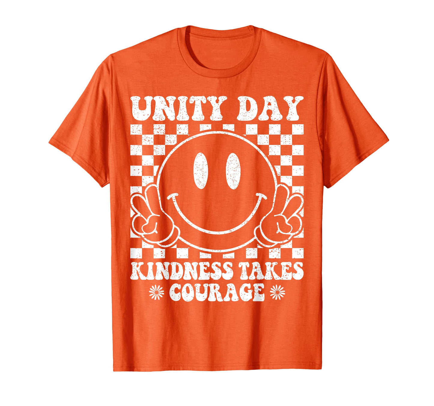 Orange Unity Day Anti Bullying Kindness Takes Courage T-Shirt