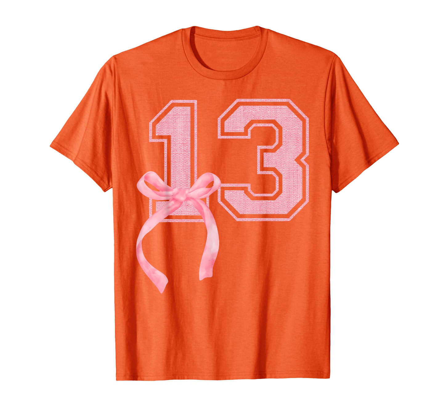 Birthday Girl Pink Coquette Bow 13 Year Old Aesthetic Girly T-Shirt