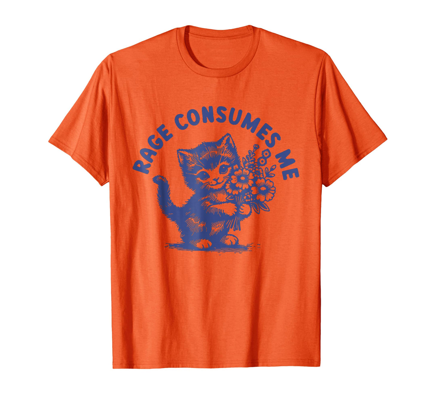 Cat Rage Consumes Me Cat T-Shirt
