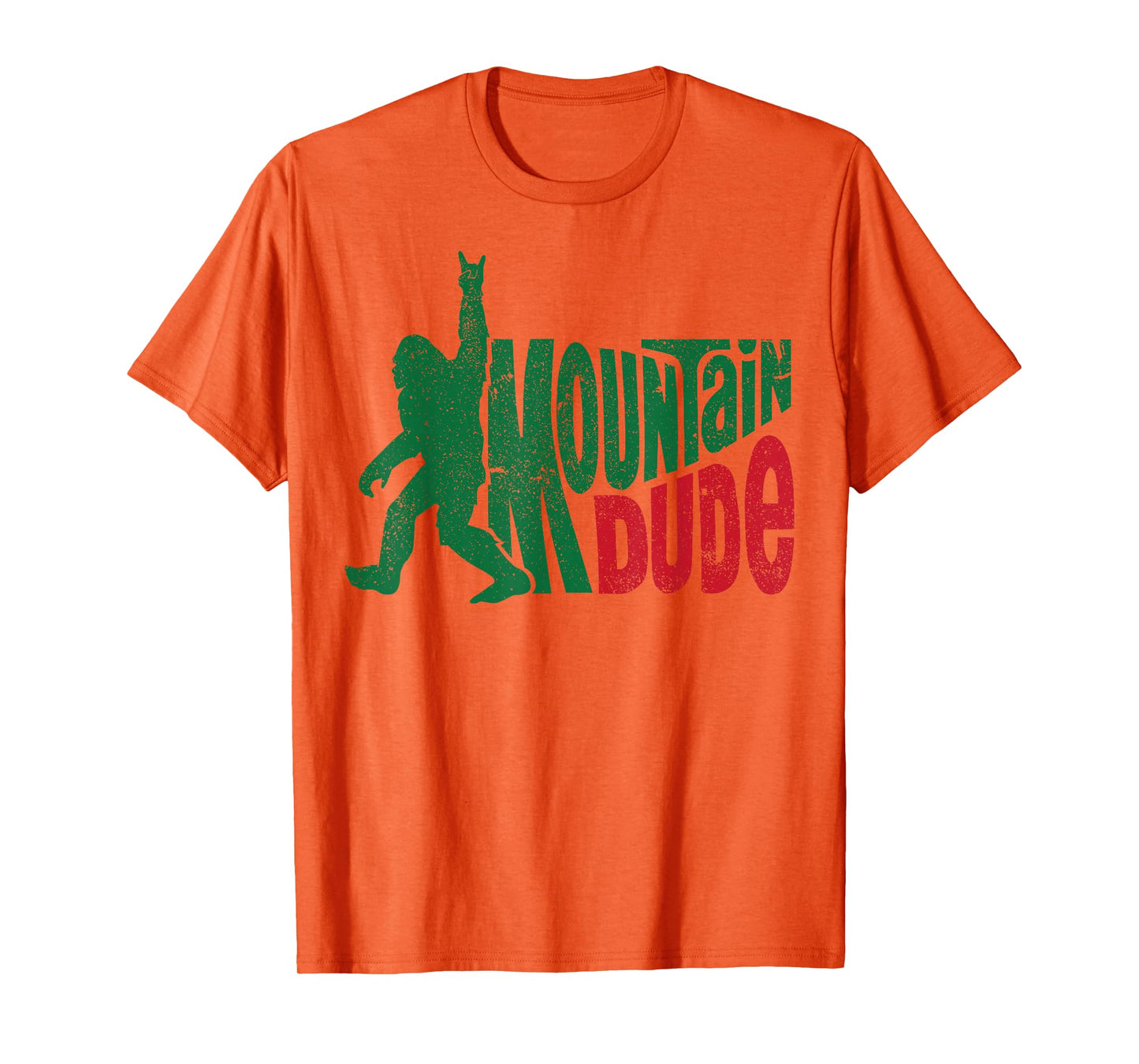 Mountain Dude Funny Bigfoot Sasquatch Rock On Hiking T-Shirt