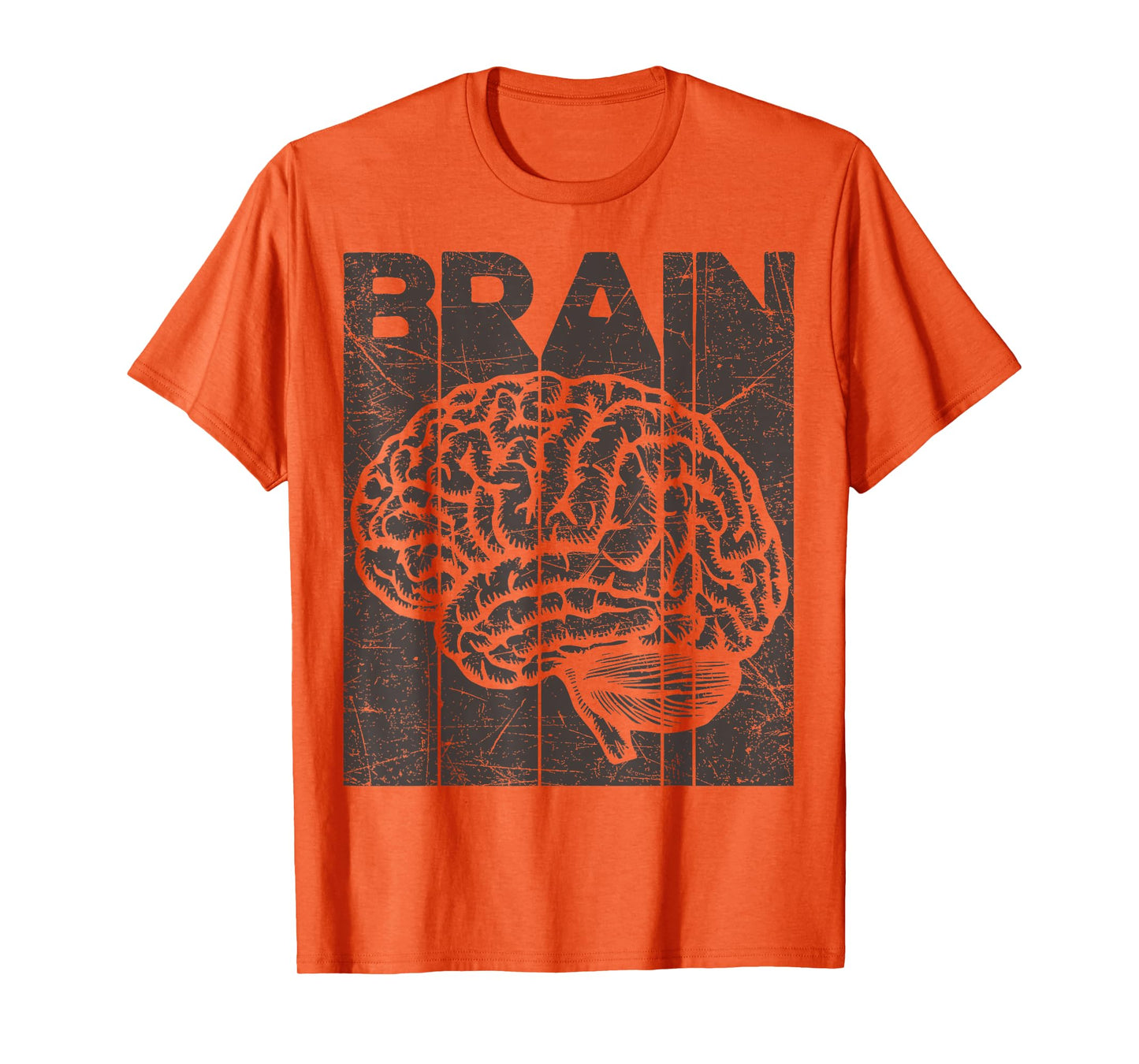 Brain Vintage Neurologist Retro Brain Section Neurology T-Shirt