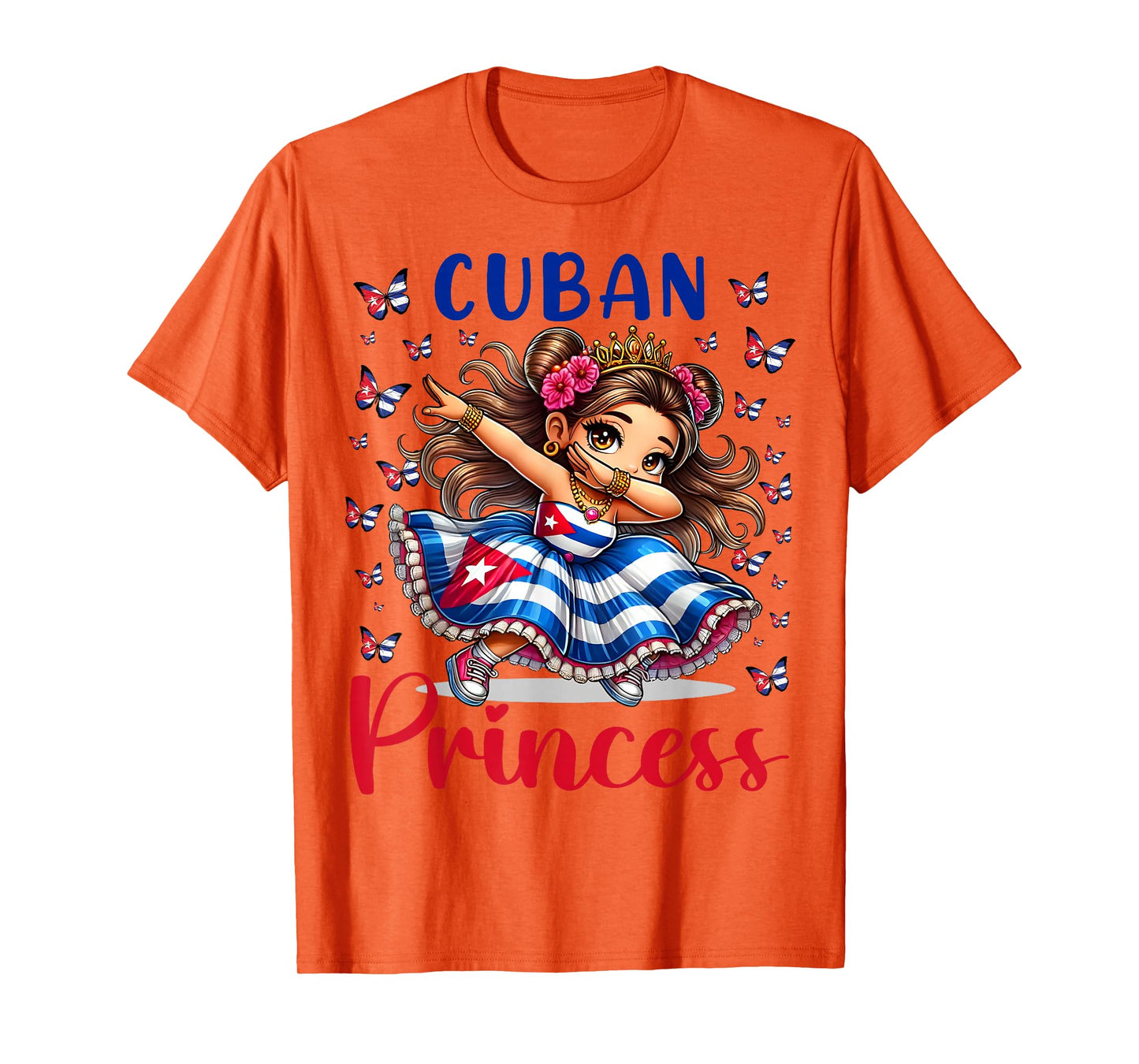Cuban Princess Dabbing for girls & kids T-Shirt
