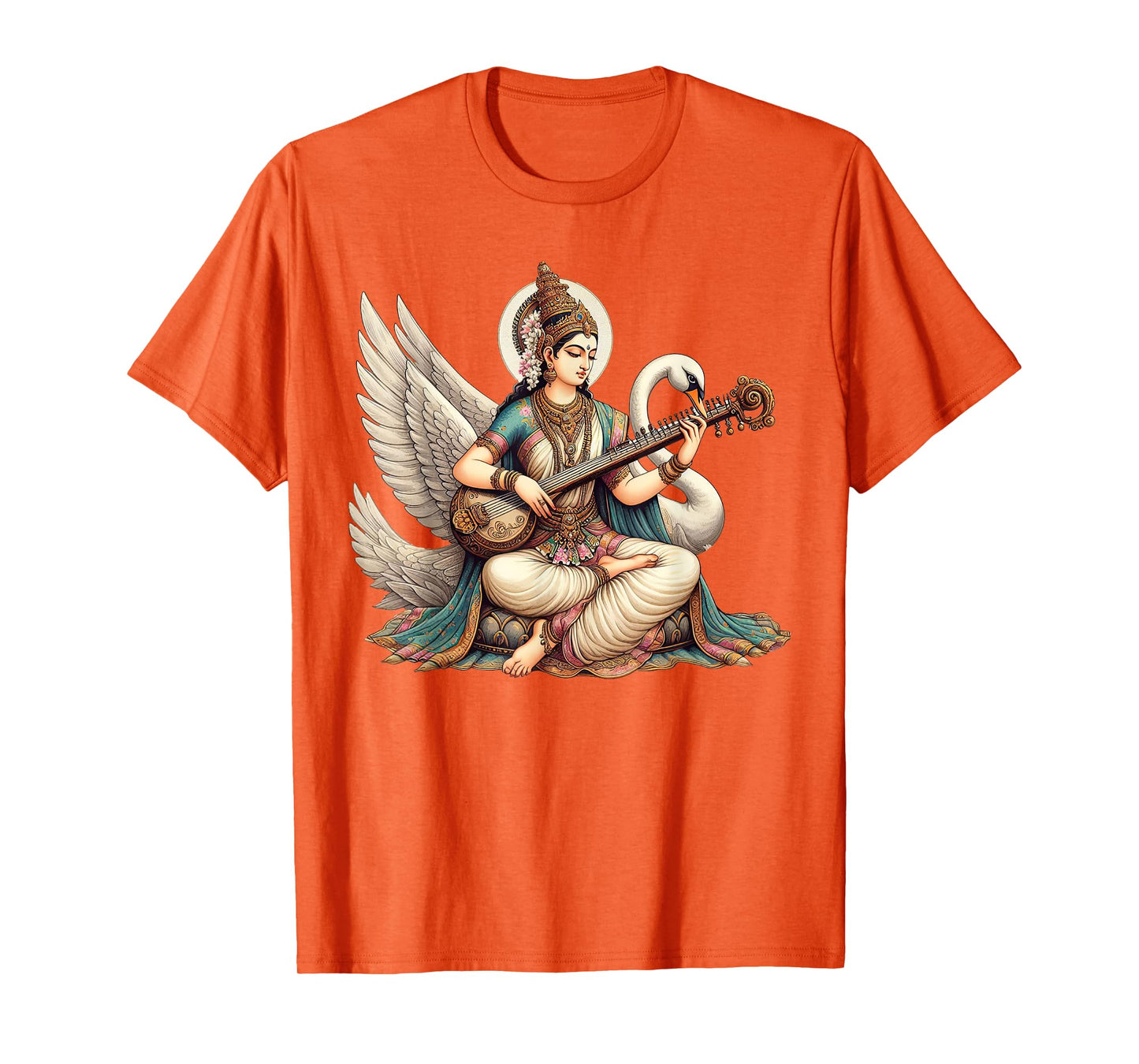 Hindu Saraswati Goddess Ancient Mythology Hinduism T-Shirt
