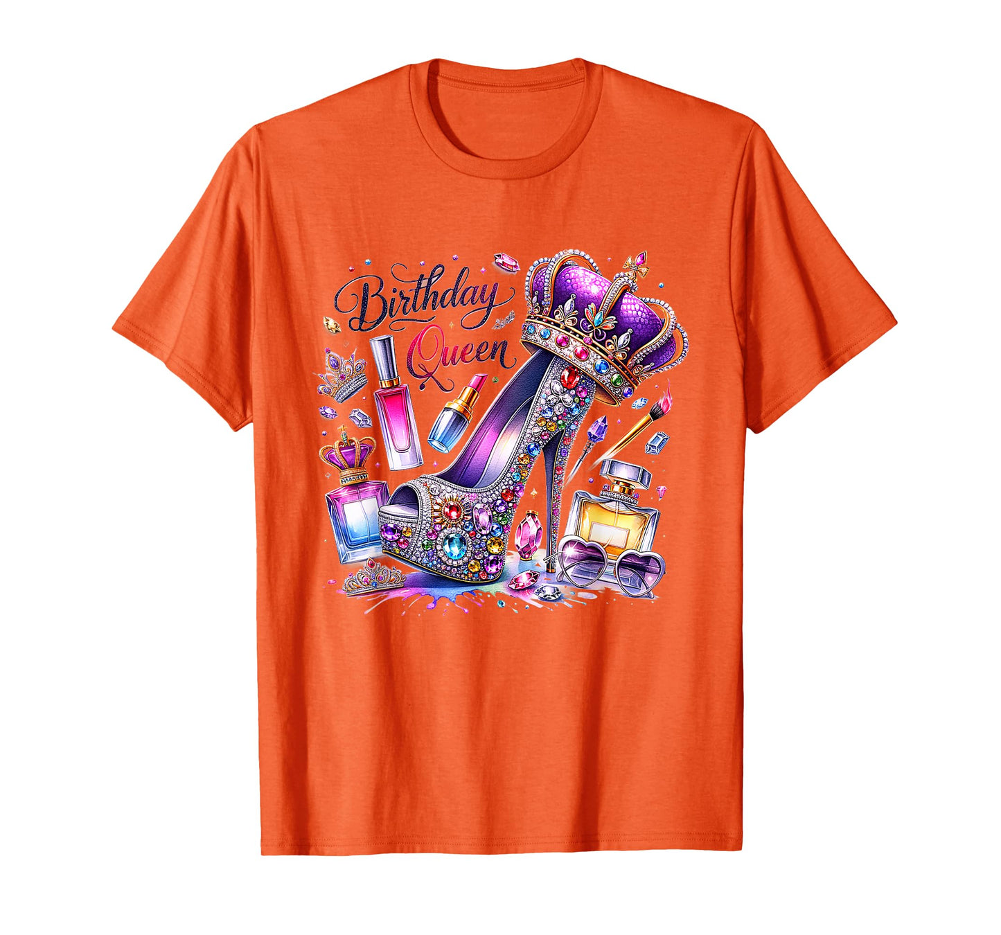Birthday Queen Happy Birthday Party Girls Women T-Shirt