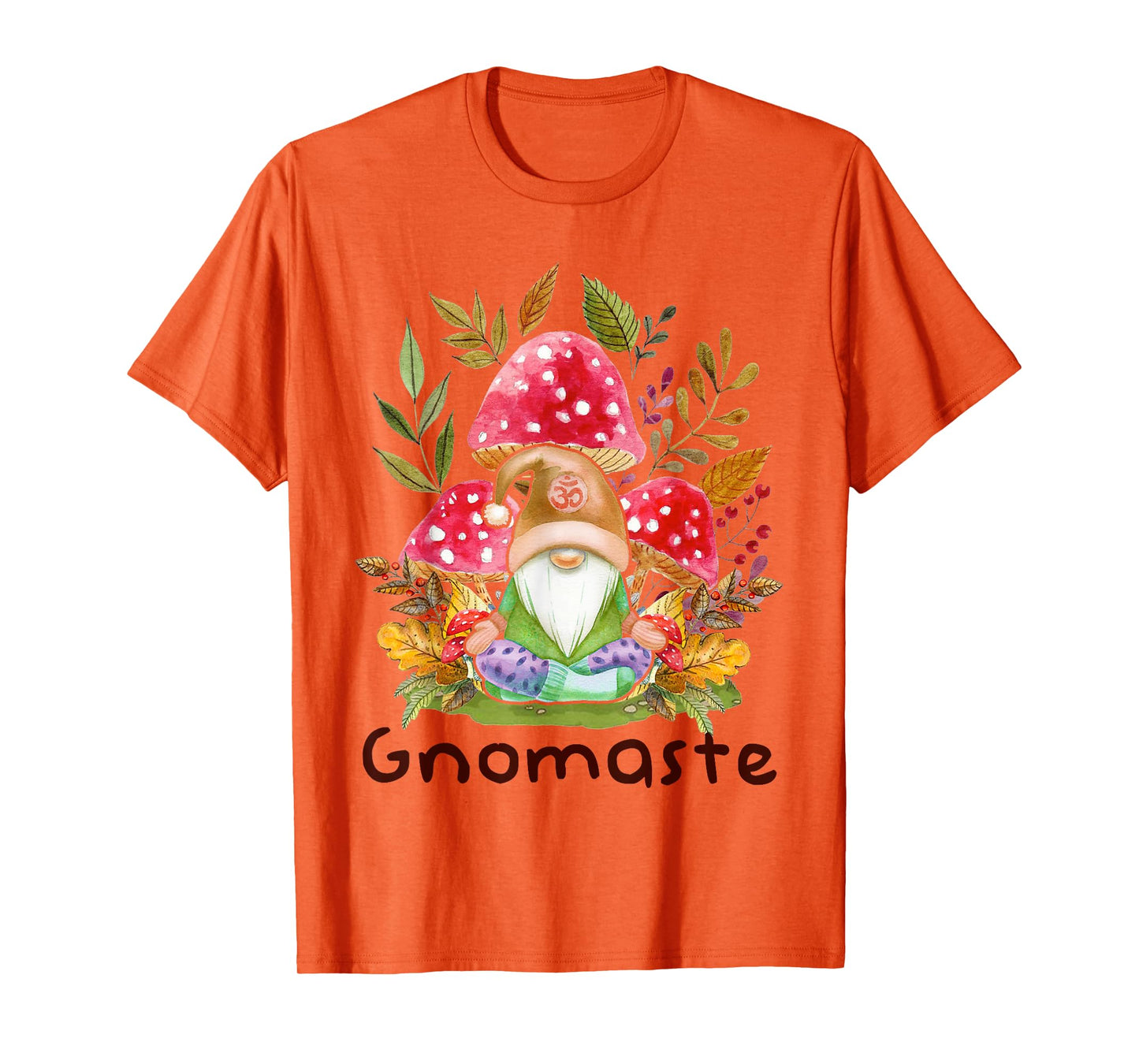 Cute Gnomaste Yoga Gnome Namaste Meditation Zen T-Shirt