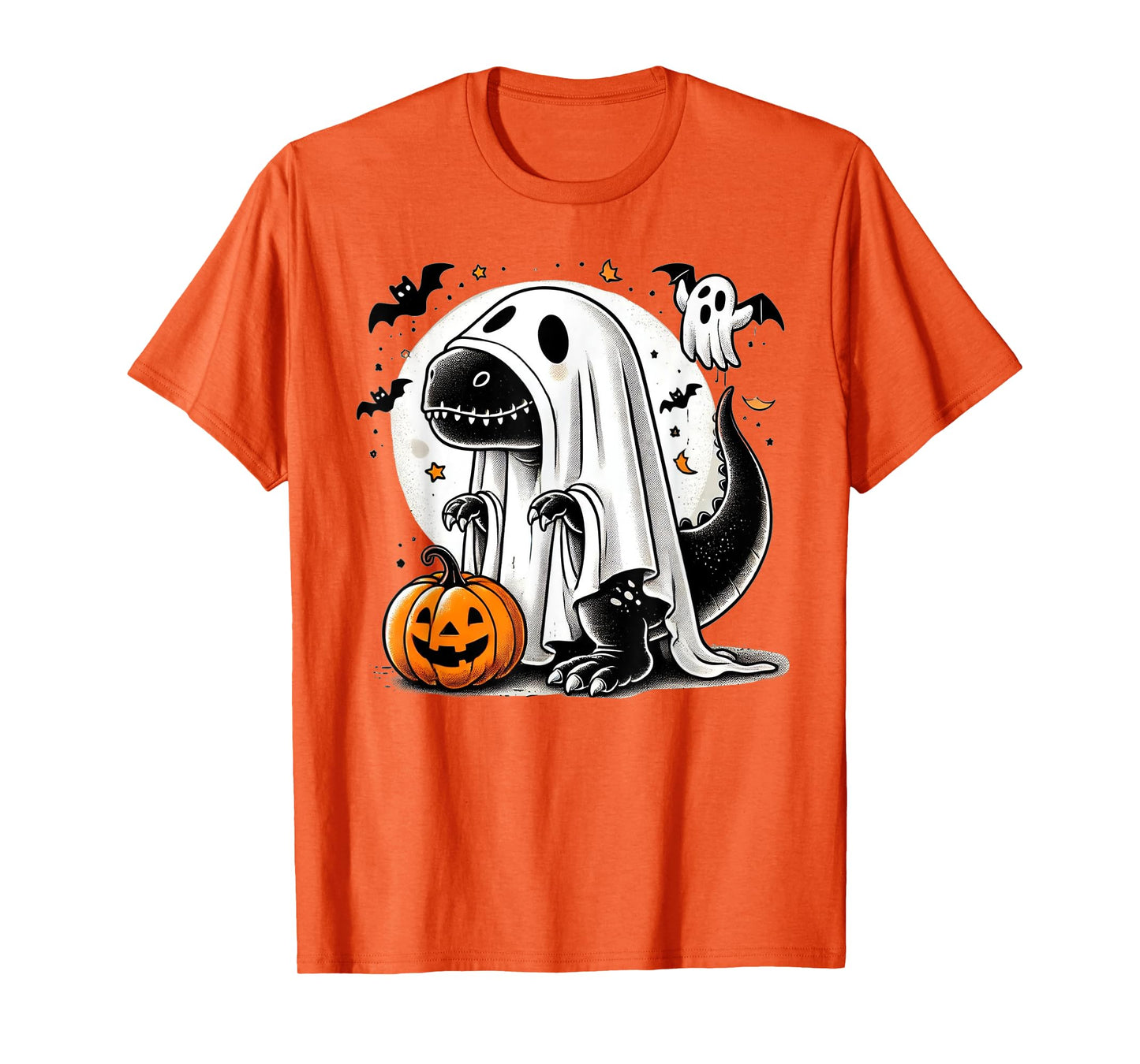 Funny T-Rex Ghost Dinosaur Halloween Costume Tyrannosaurus T-Shirt