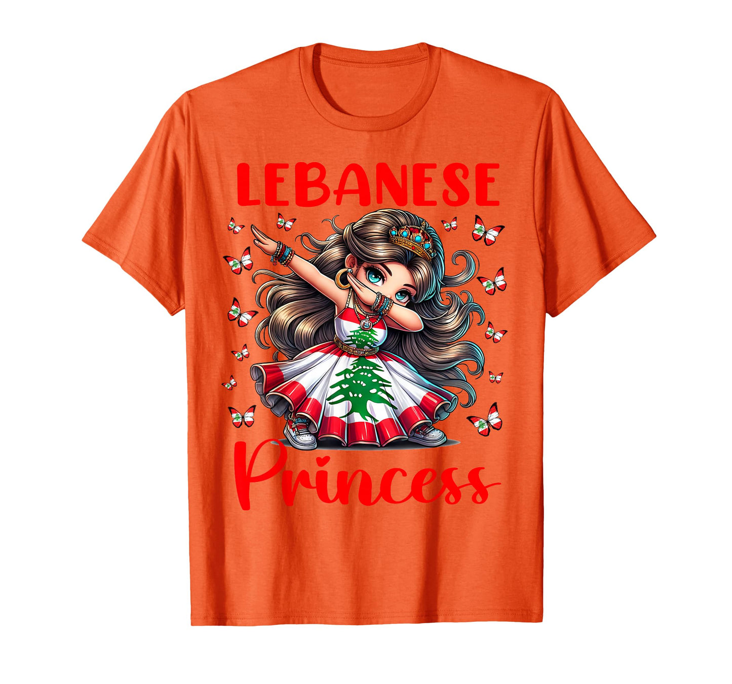 Lebanese Princess Dabbing for girls & kids T-Shirt