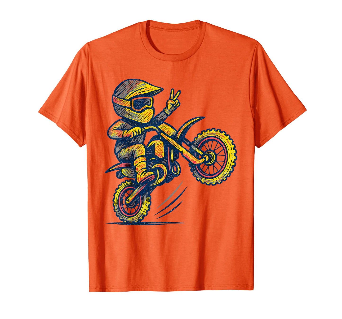 Dirt Bike Motocross Enduro Racing Funny Teens Boys Toddlers T-Shirt