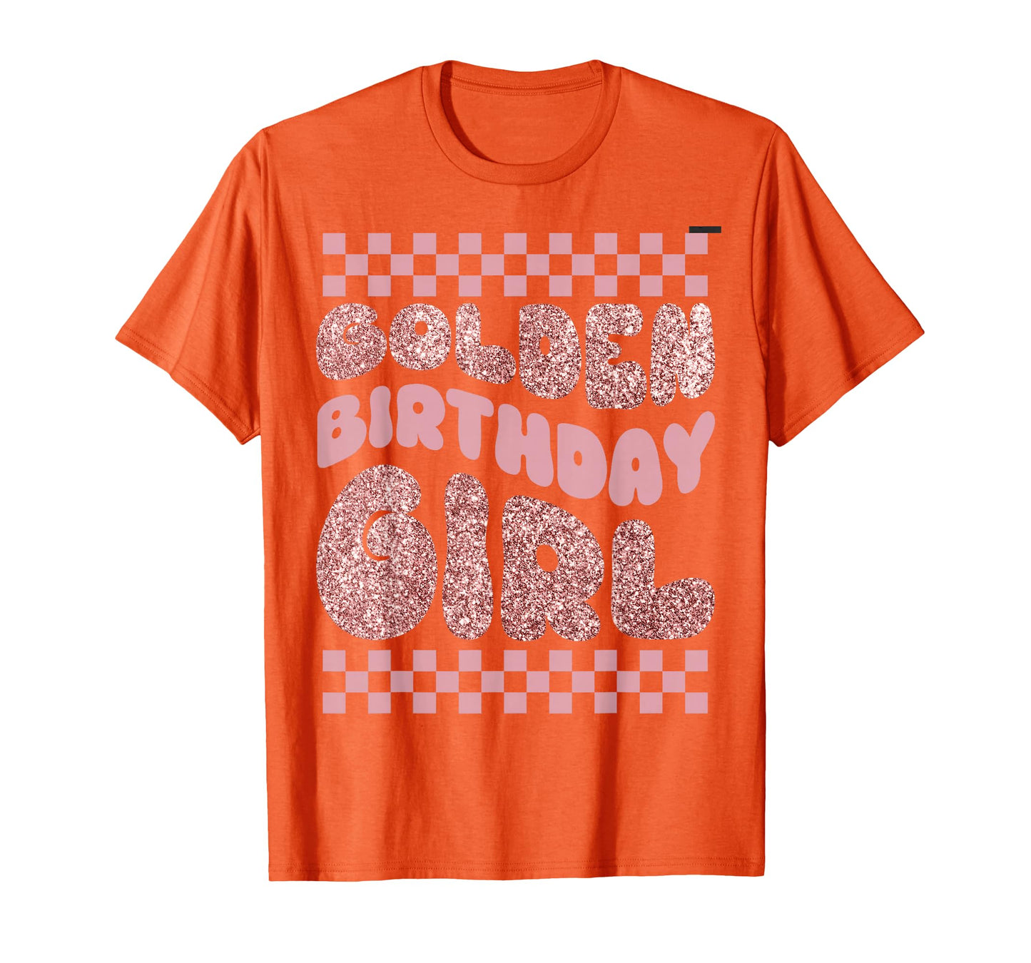 Golden Birthday Girl Bday Toddlers Birthday Party Decoration T-Shirt