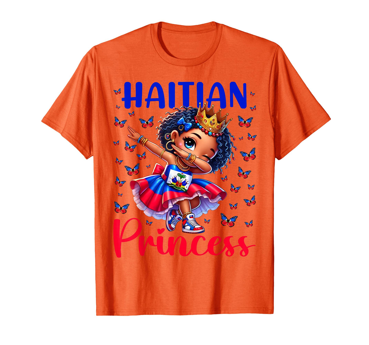 Haitian Princess Dabbing for girls & kids T-Shirt