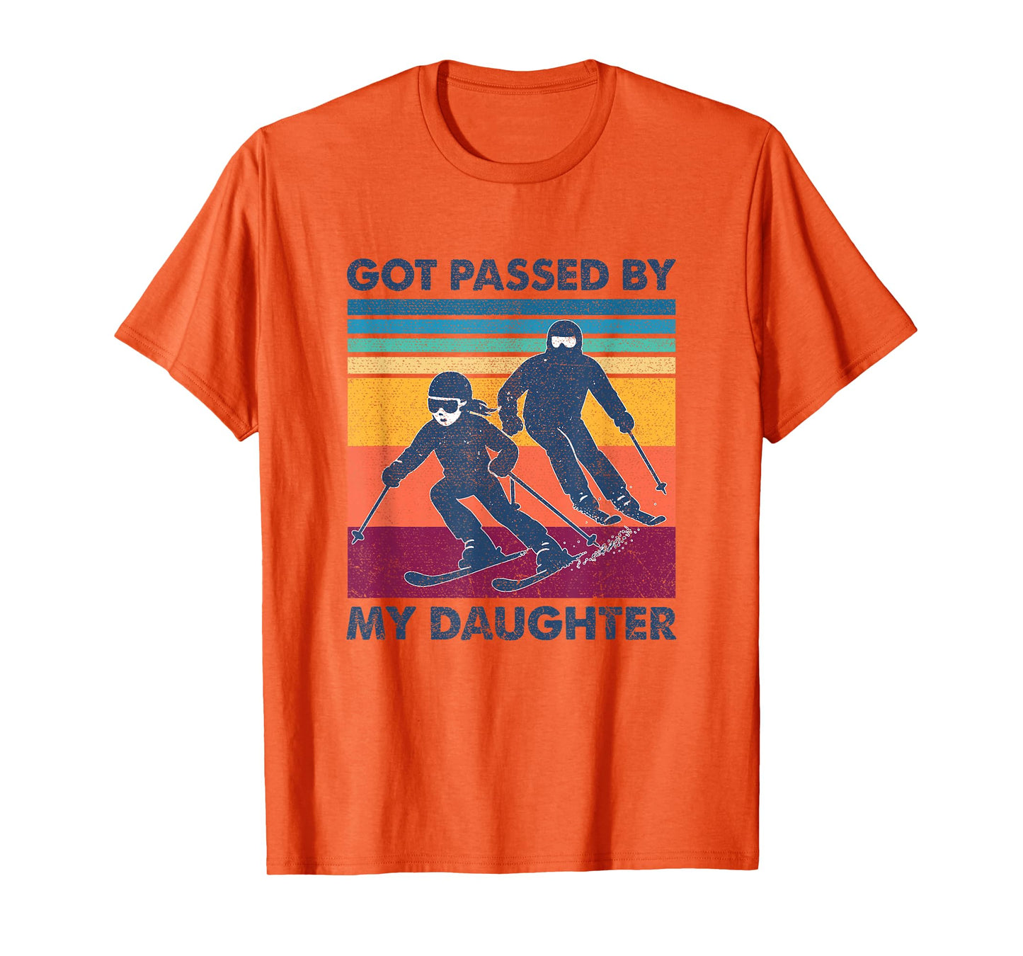 Got Passed by My Daughter Funny Skiing T-Shirt