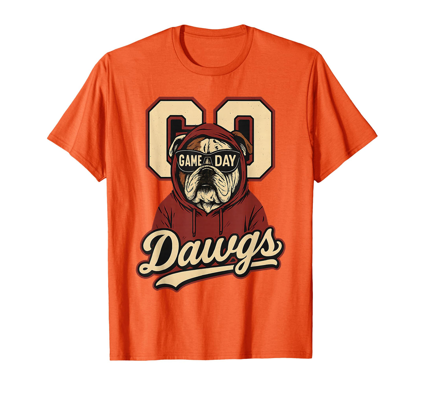 Bulldogs Graphic Go Dawg Men Women Kid Boy Girl T-Shirt