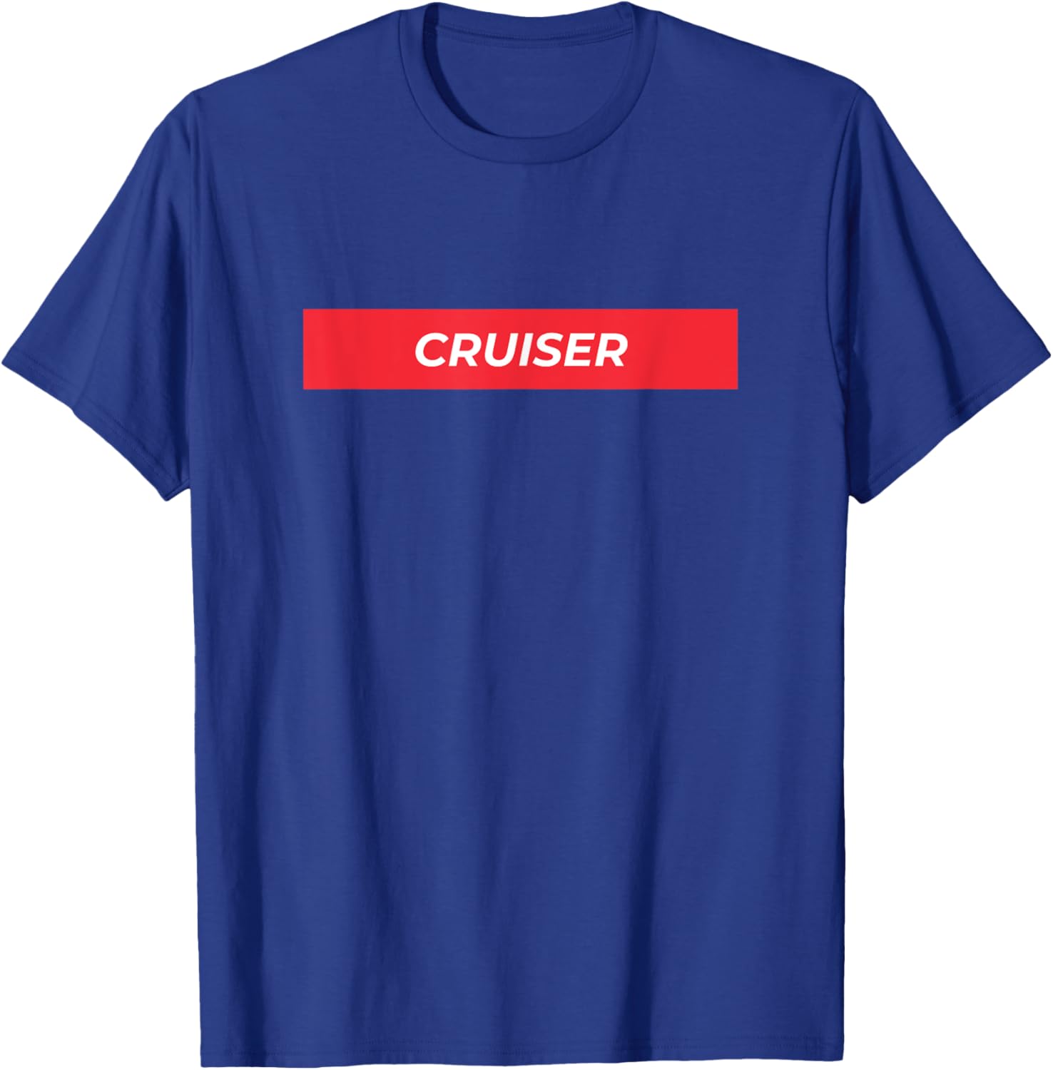 Cruiser Designer Inspired Print for Cruise Vacations T-Shirt - T-Shirt | Royal